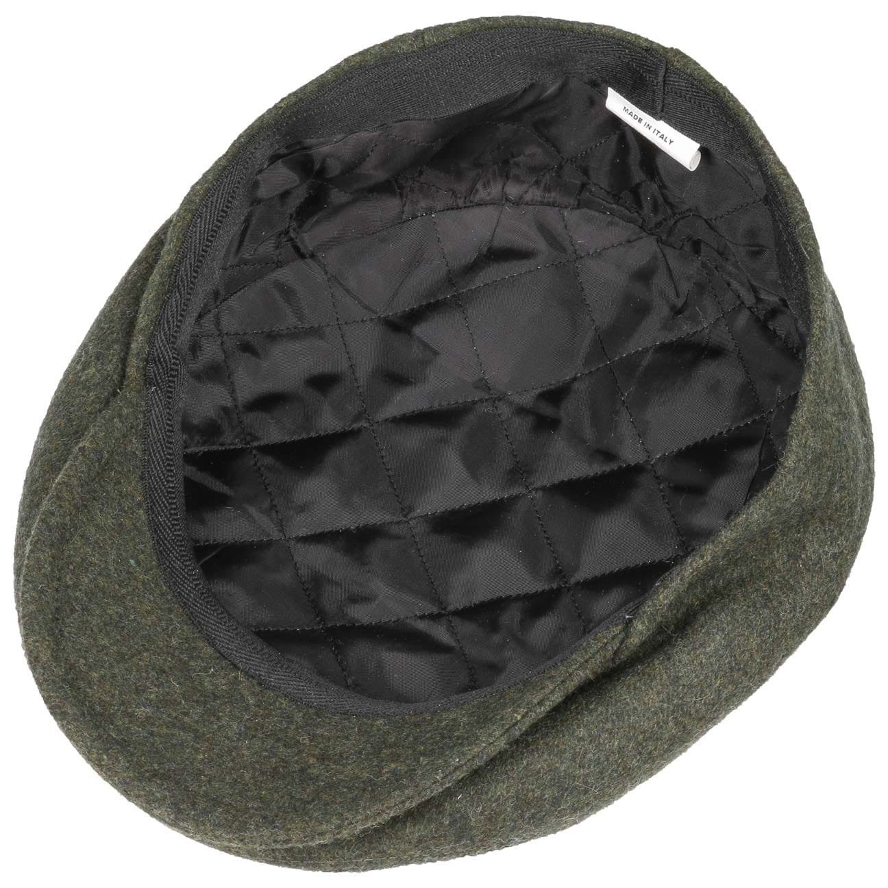 Lipodo Flat Cap (1-St) Flatcap mit Schirm, Made in Italy
