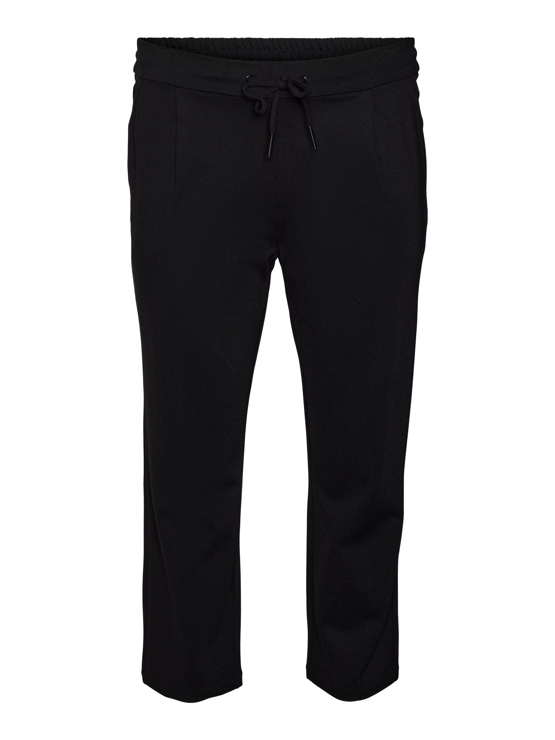 GA STRING NOOS Vero VMCEVA CUR MW Pants Curve LOOSE BLACK Jogger PANT Moda