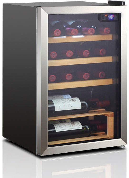Hanseatic Weinkühlschrank HWC20FCBH, für 20 Standardflaschen á 0,75l | Weinkühlschränke