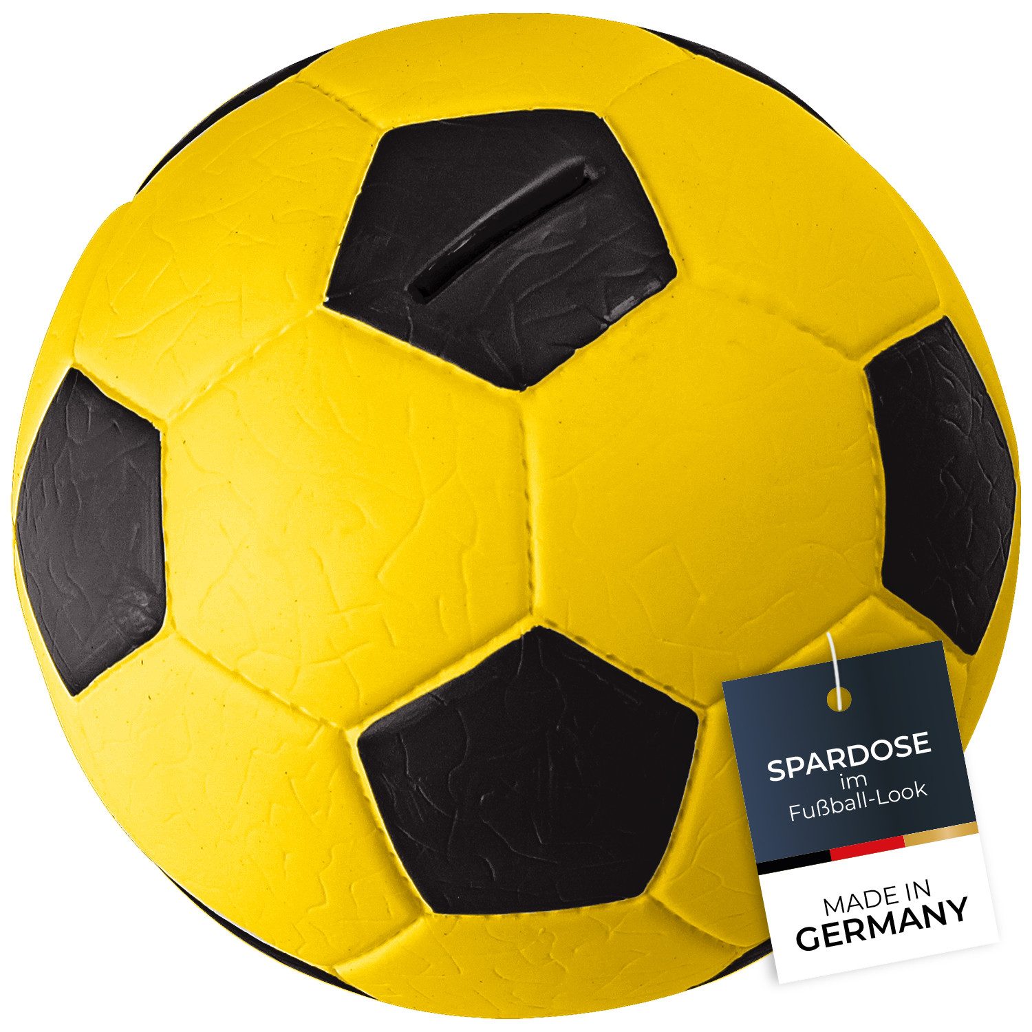 HMF Spardose 4790-17 Spardose Fußball Lederoptik, 15 cm Durchmesser, schwar günstig online kaufen