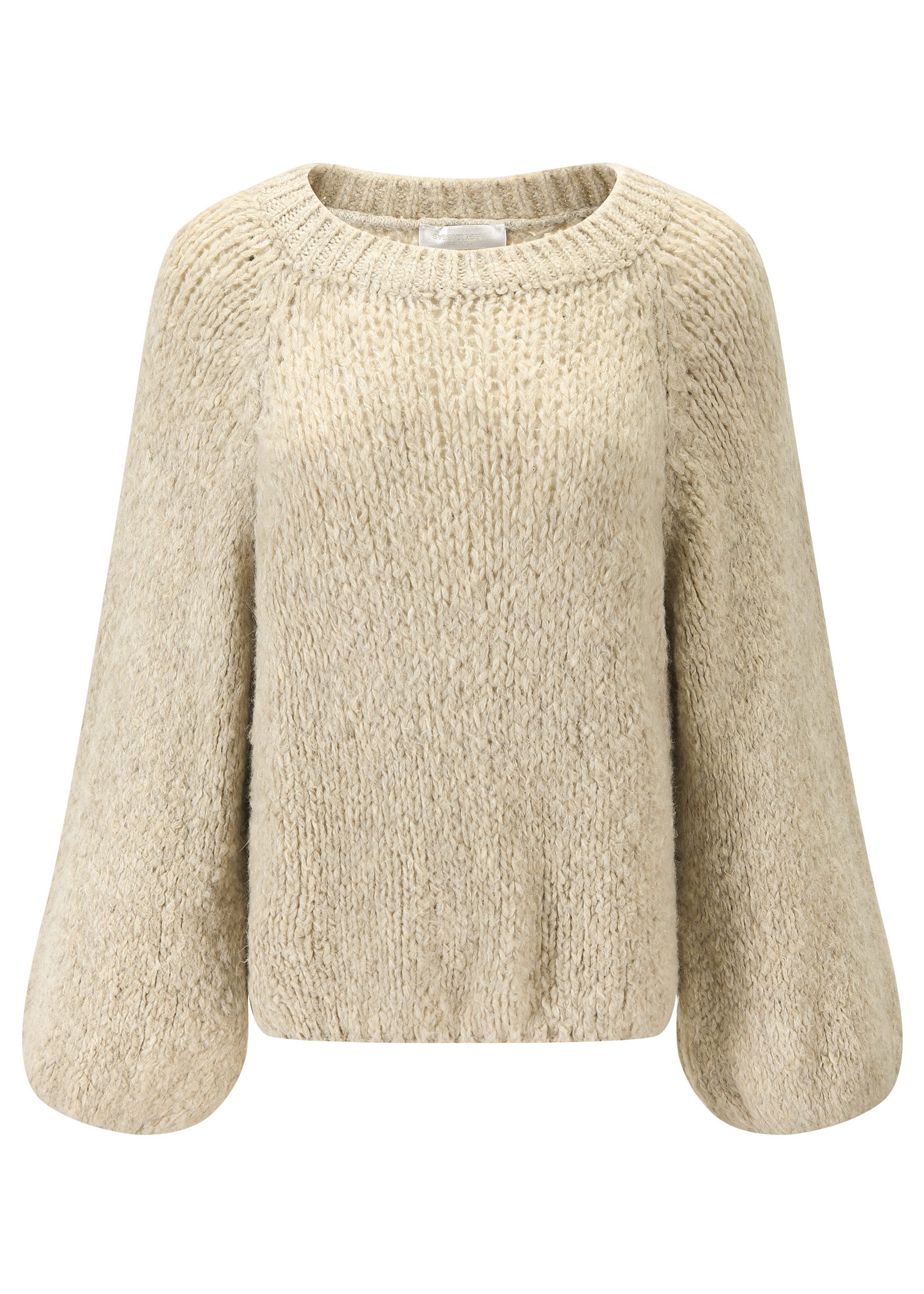 Oversize Pullover Strickpullover Beige Damen Strickpullover Damen