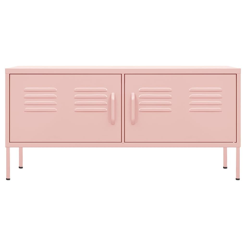 vidaXL TV-Schrank TV-Schrank Rosa 105x35x50 cm Stahl (1-St) günstig online kaufen