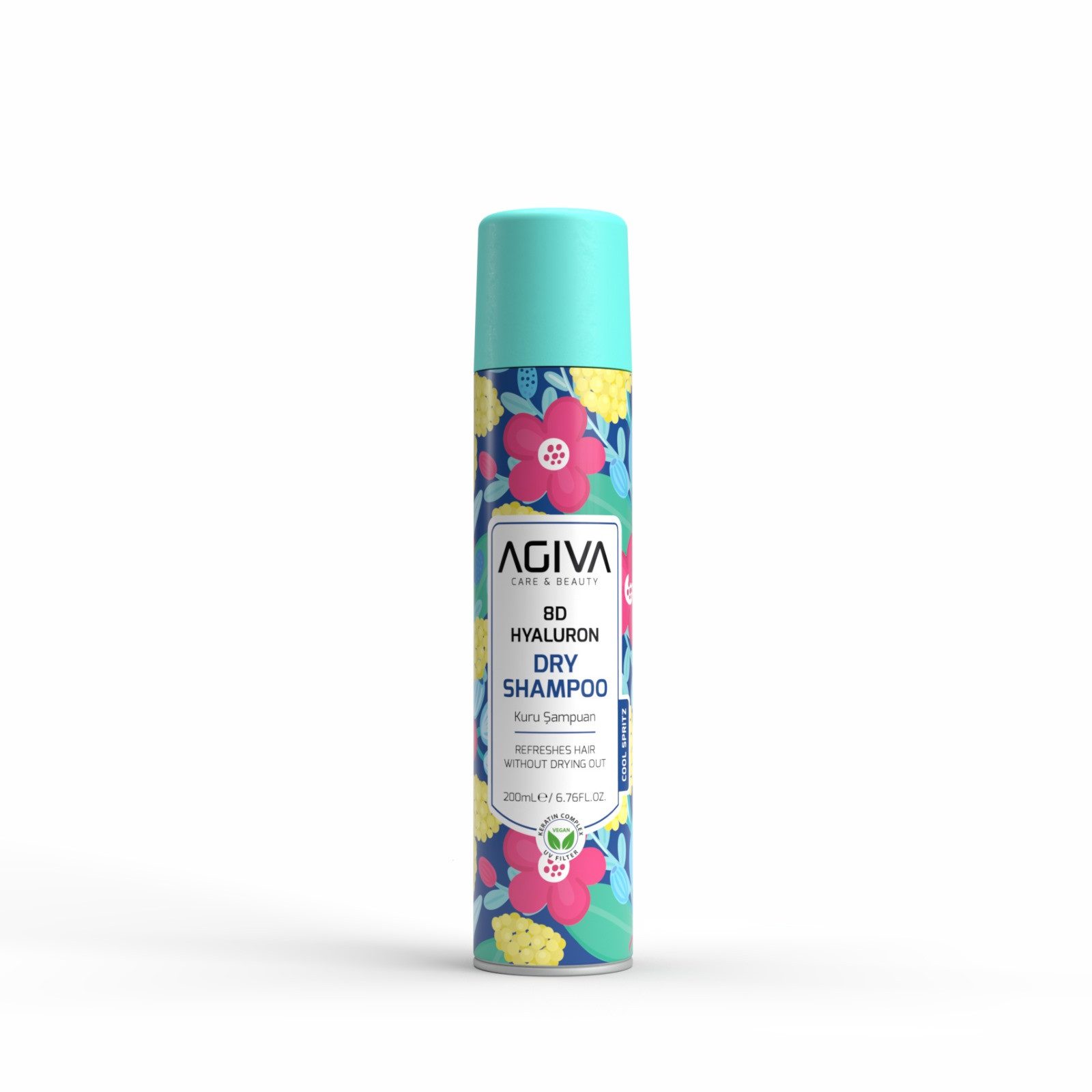 AGIVA Professional Trockenshampoo PRO CARE 8D Hyaluron Dry Shampoo Trockenshampoo (VEGAN), 1-tlg.