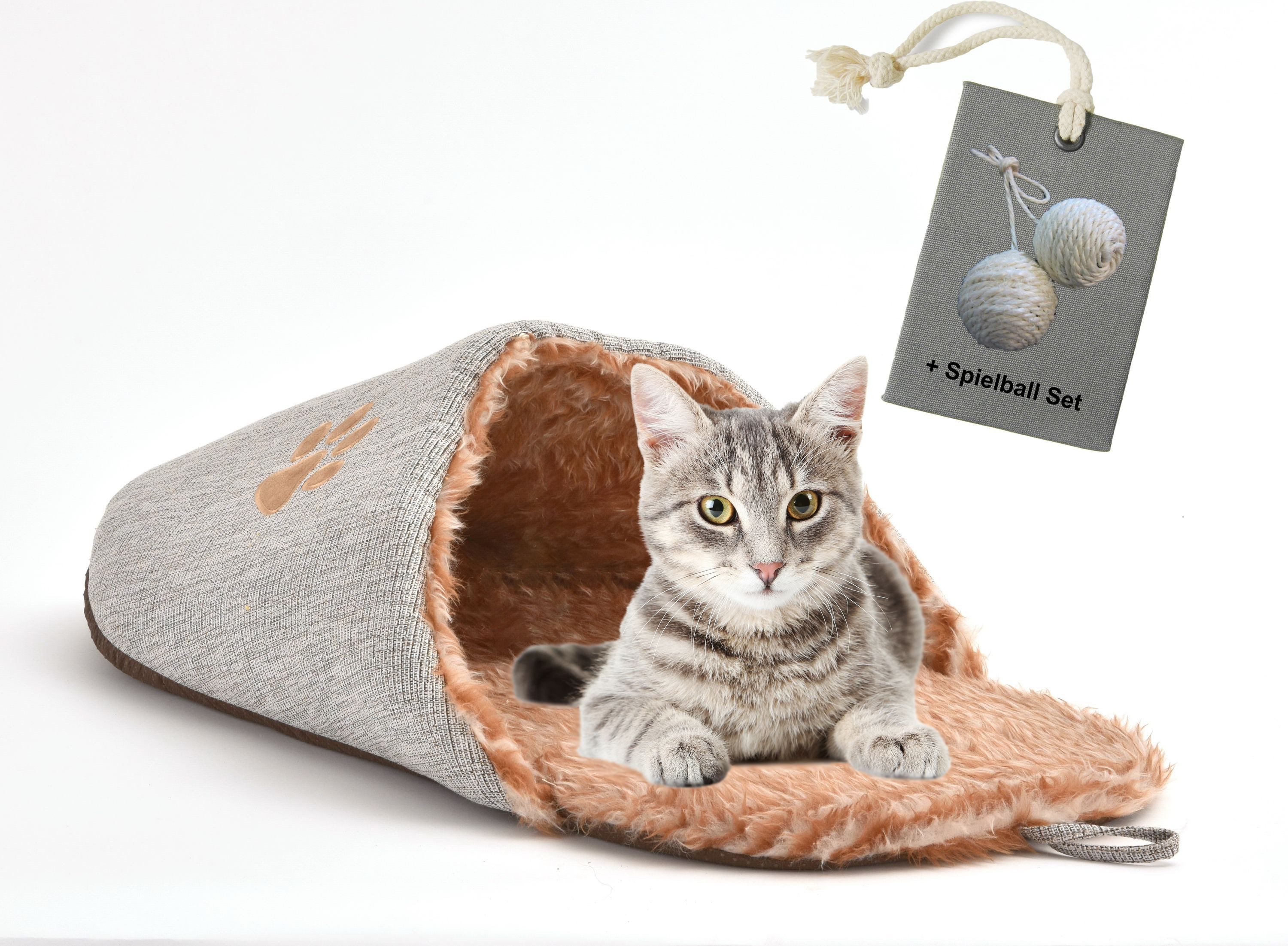 Rohrschneider Tierkissen Tierbett Katzenbett Kuschelschuh Weich mit extra S günstig online kaufen