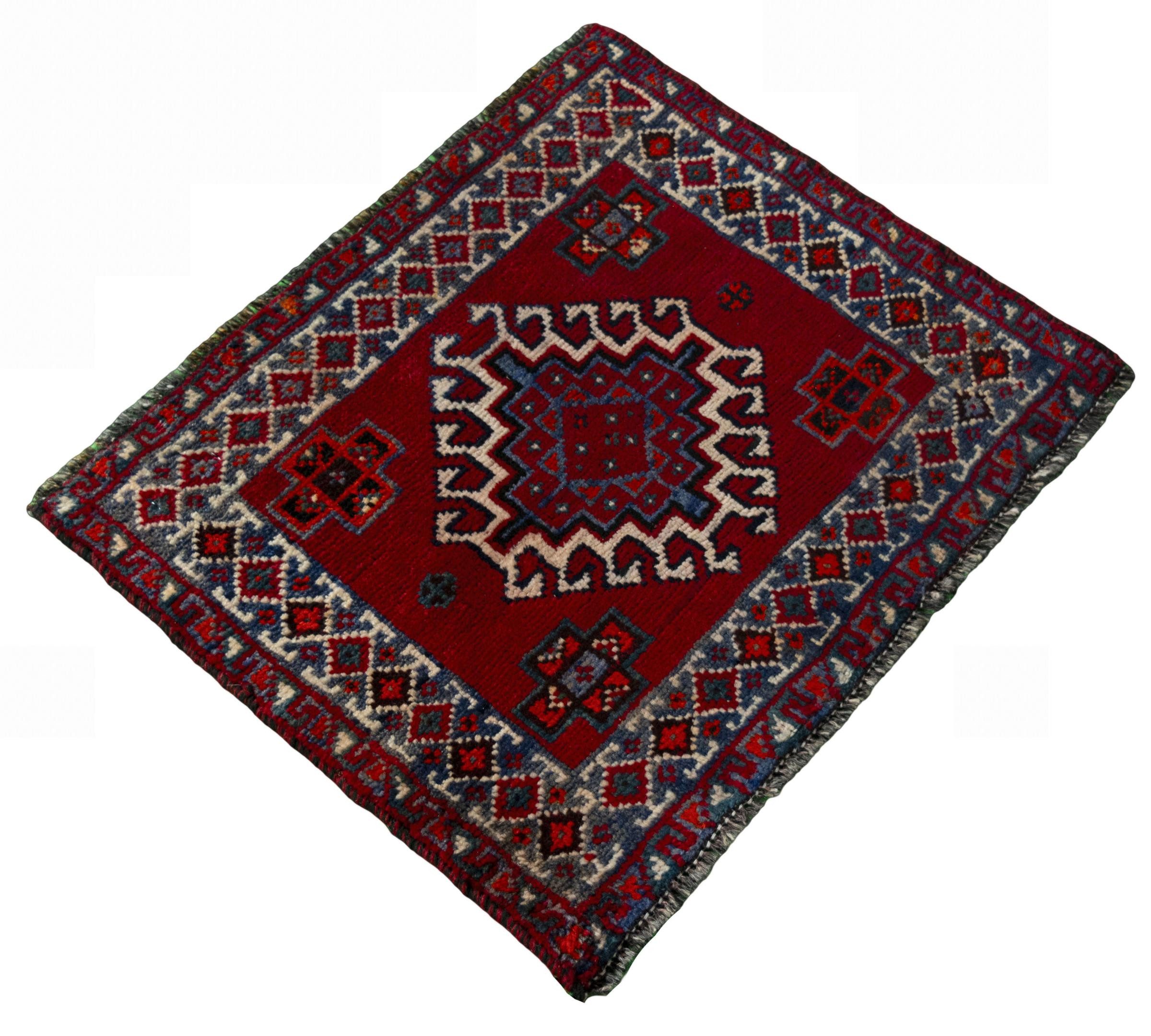 Nain Trading Orientteppich Shiraz 64x53 Handgeknüpfter Orientteppich / Perserteppich, rechteckig, Höhe: 10 mm
