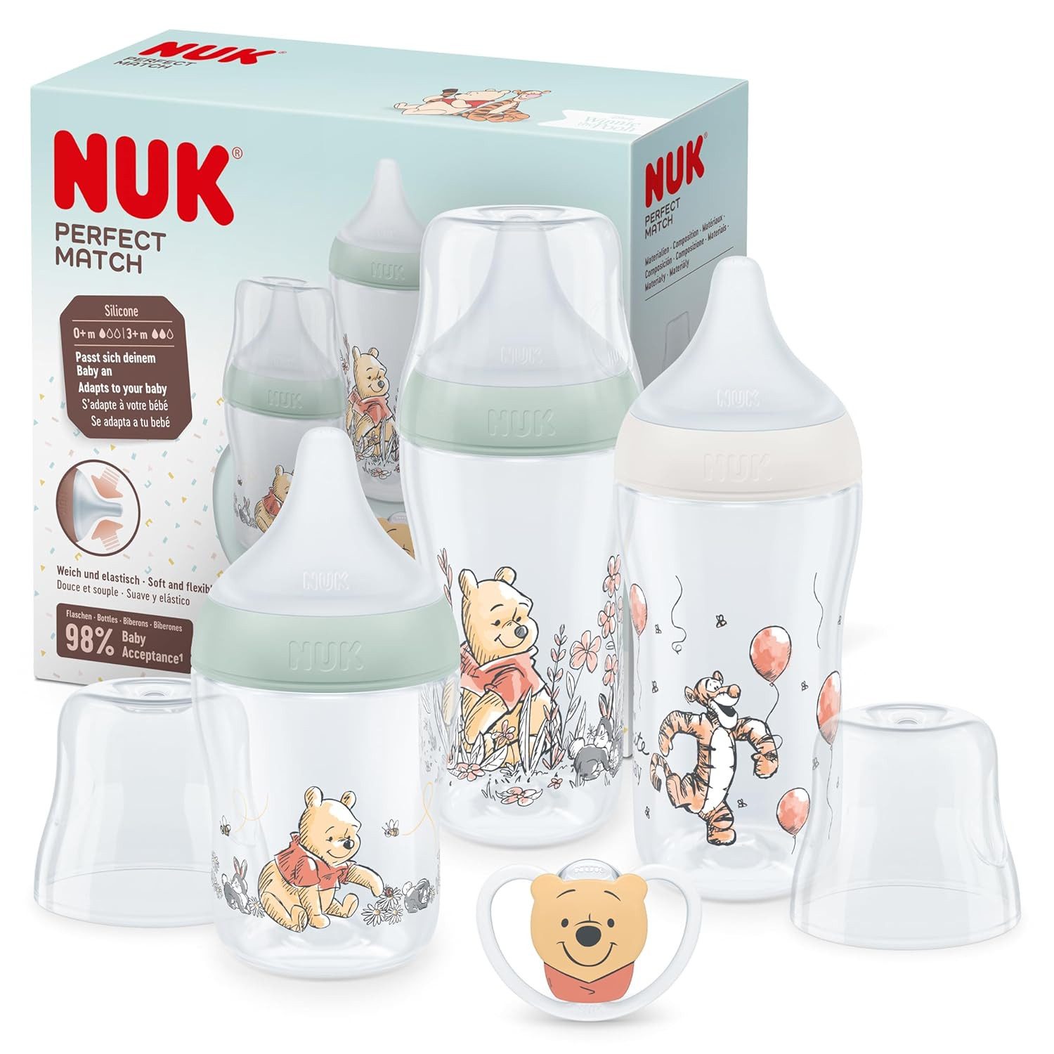 Babyflasche NUK Disney "Winnie" Perfect Match Set