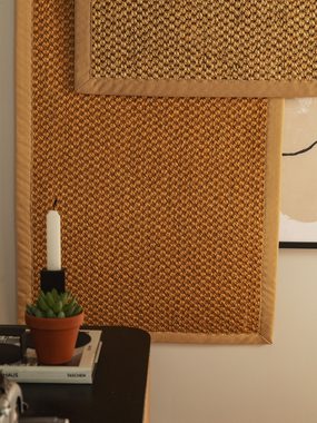 Sisalteppich Greta, benuta, rechteckig, Höhe: 5 mm, Kunstfaser, Berber, Ethno-Style, Wohnzimmer