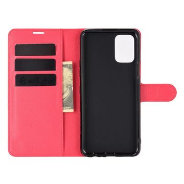 König Design Handyhülle LG K52, Schutzhülle Schutztasche Case Cover Etuis Wallet Klapptasche Bookstyle