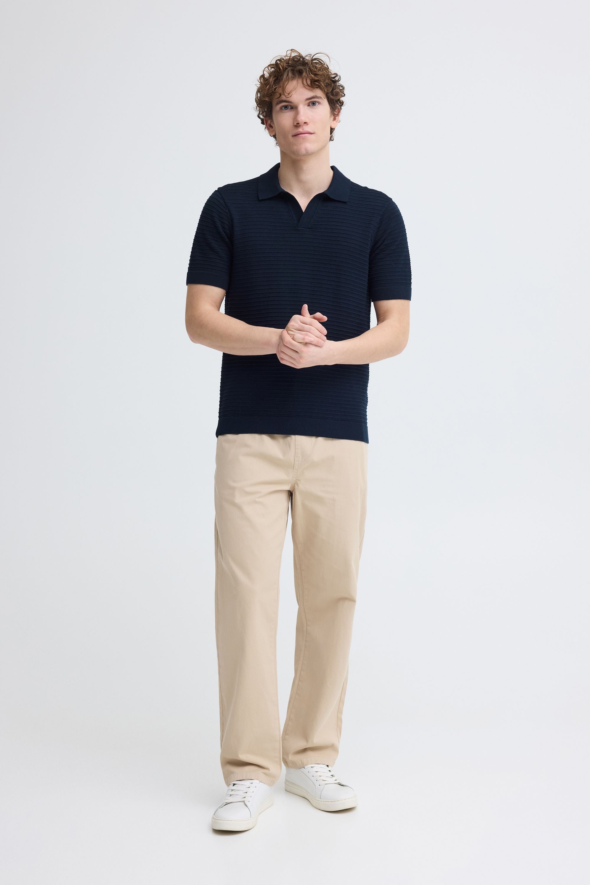 Kronstadt Poloshirt KSRenmar Leichtes Strick-Polo