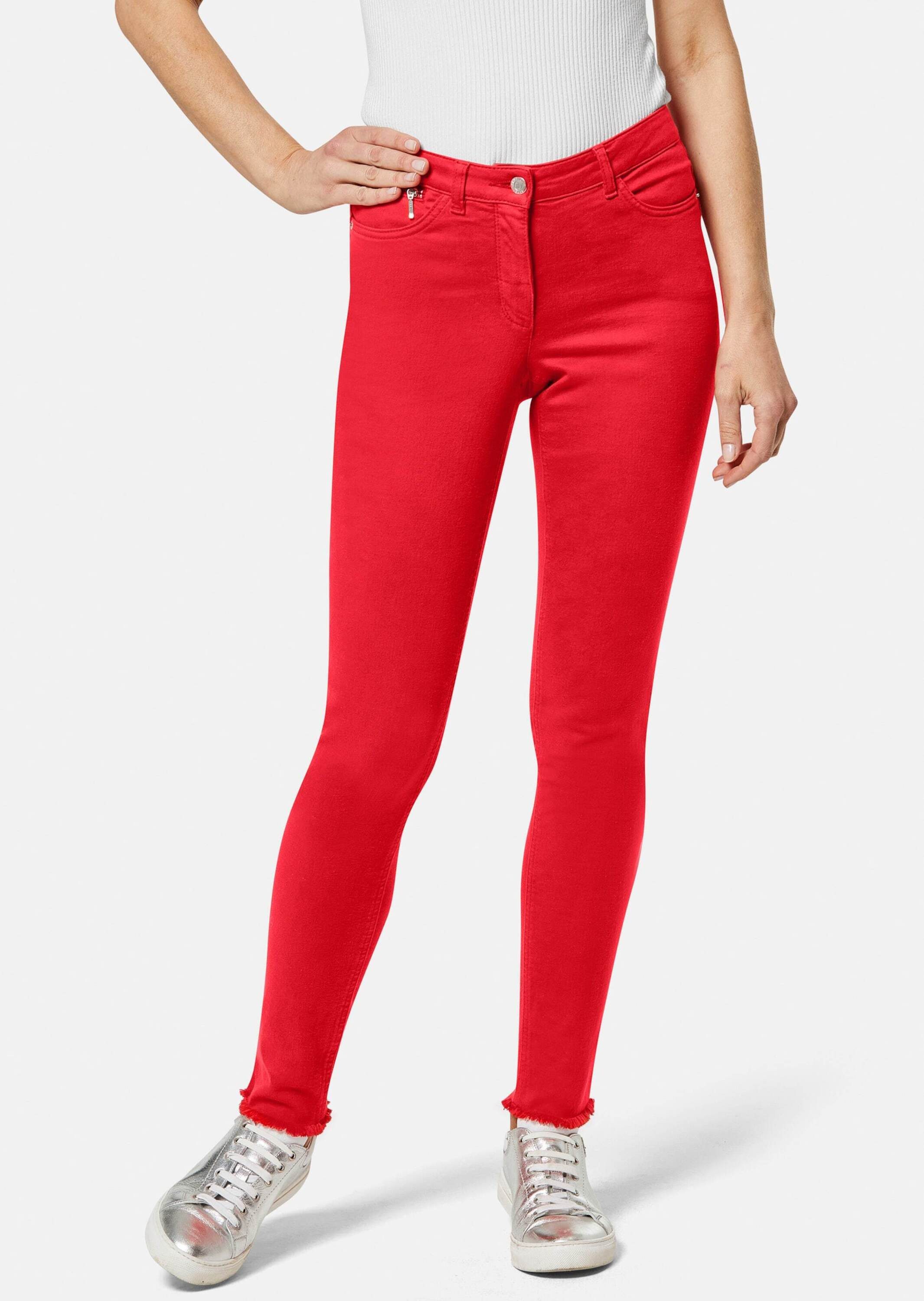 MADELEINE Gerade Jeans Mid Waist Skinny-Hose günstig online kaufen