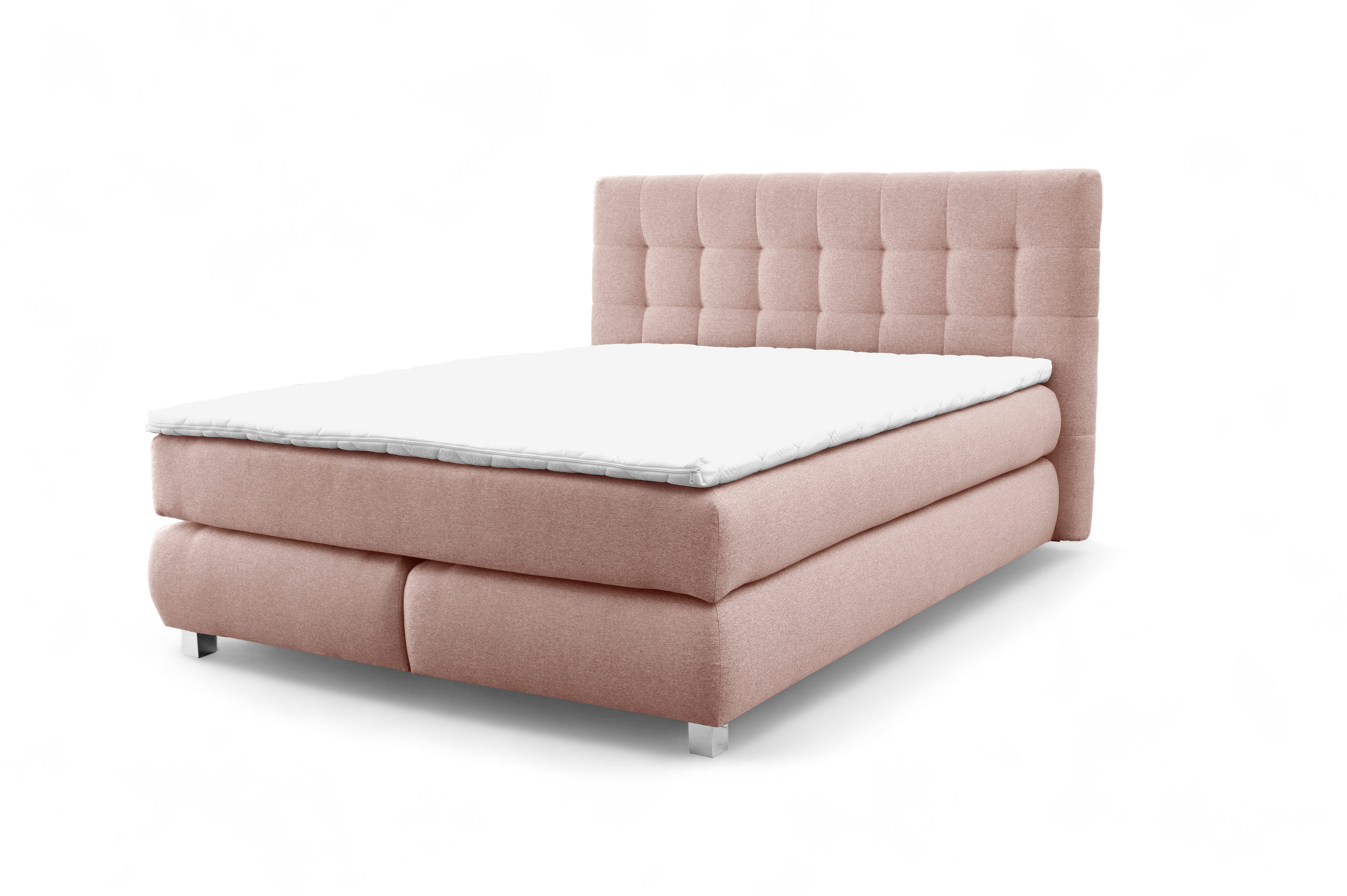 AN FURNITURE STORE Boxspringbett Ben mit Pocketmatratze und Bonellmatratze inkl. Topper, 180 x 200; Topper; Bonell-Matraze; Pocket-Matraze
