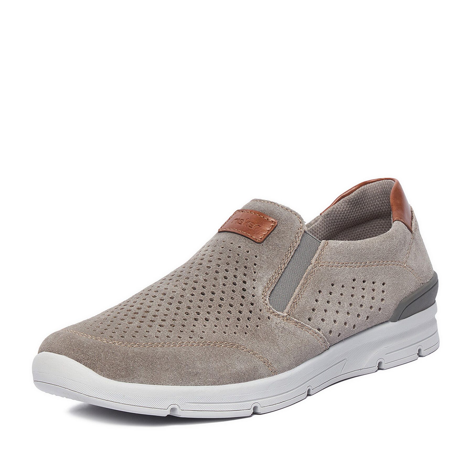 Rieker Rieker Herren-Sneaker, niedrig, Grau, 16458-42 Stiefel