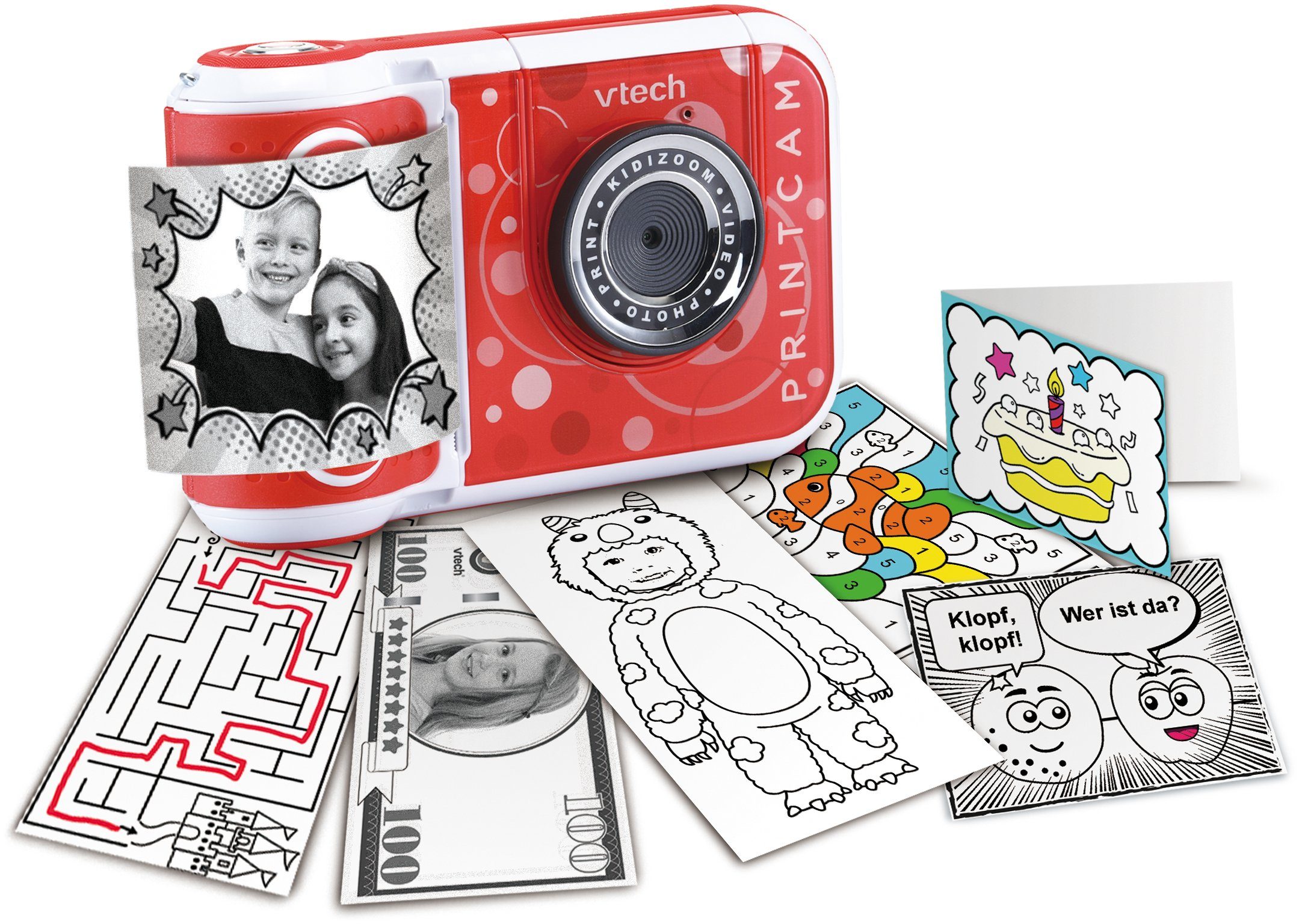 KidiZoom Print Cam, rot Kinderkamera