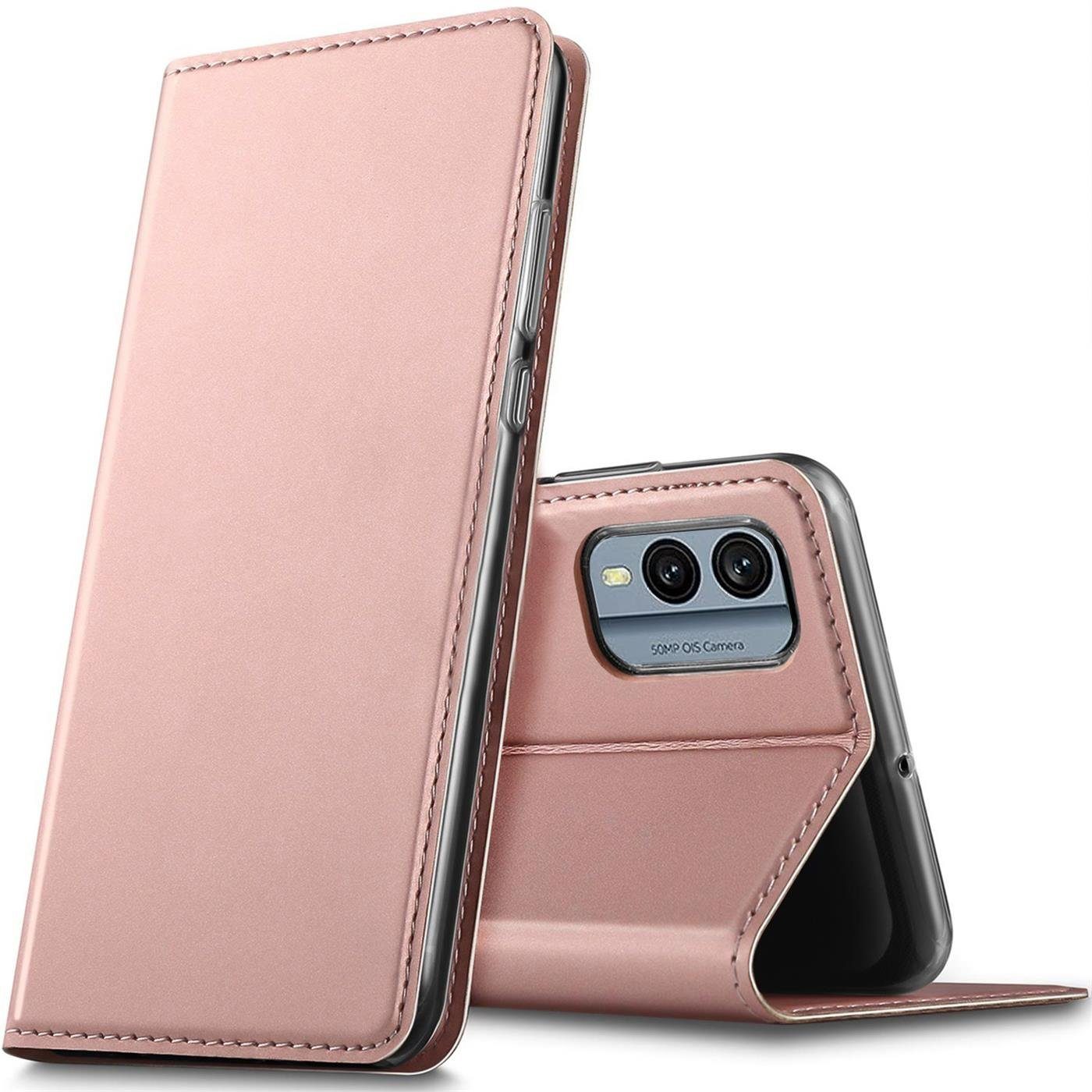 CoolGadget Handyhülle Klapptasche Wallet Kartenfach für Nokia X30 5G 6,43 Zoll, Ultra Slim Flip Case Hülle Klapphülle Cover Schutzhülle