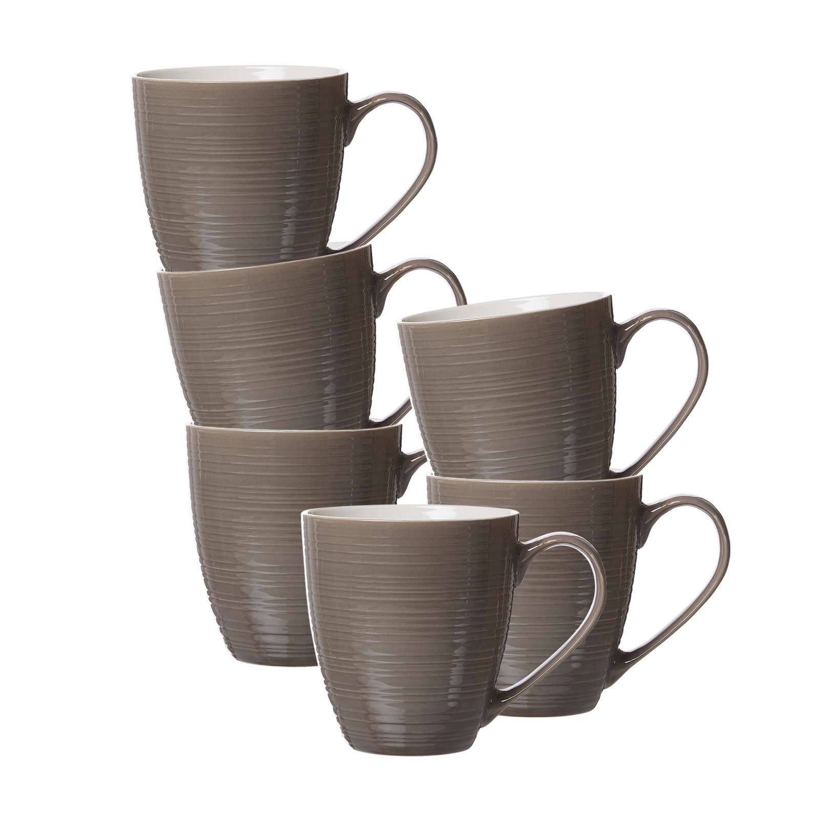 Ritzenhoff & Breker Becher Suomi XXL Becher 550 ml 6er Set, 6-tlg., Porzellan