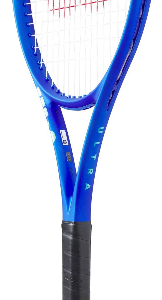 Wilson Tennisschläger Ultra 100 V5 100in/300g 2025 elektrikblau - unbesaitet