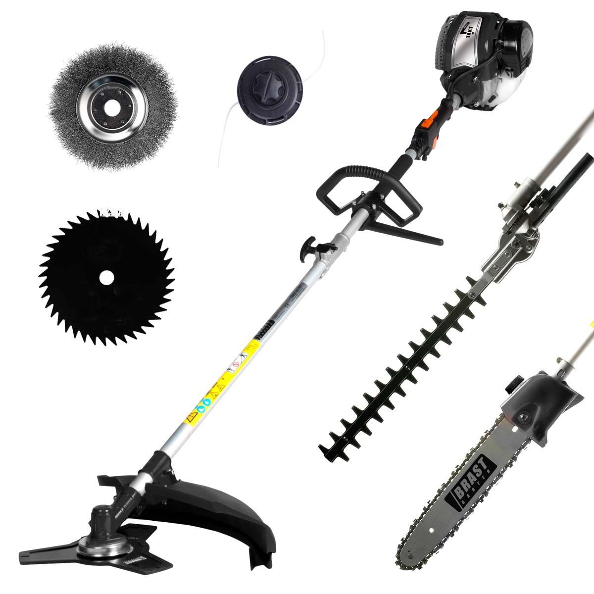 BRAST Benzin-Motorsense 4-Takt Benzin 6in1 Rasentrimmer günstig online kaufen