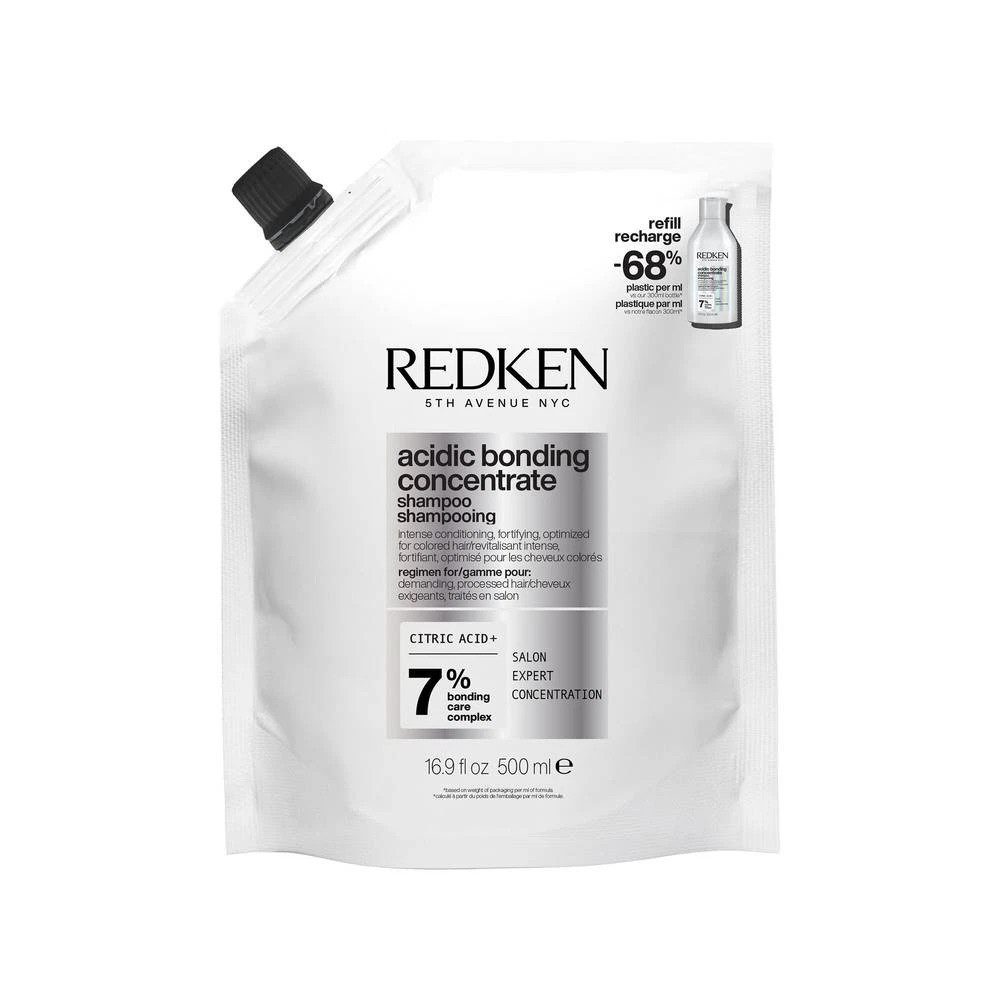 Redken Haarshampoo Redken Acidic Bonding Concentrate Shampoo Refill 500 ml – Reparatur Sh, 1-tlg., Reduziert Haarbruch sichtbar bereits nach wenigen Anwendungen