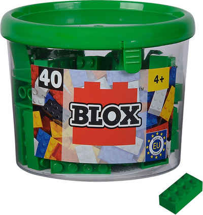 SIMBA Spielbausteine Konstruktionsspielzeug Bausteine Blox 40 Teile 8er grün 104114537