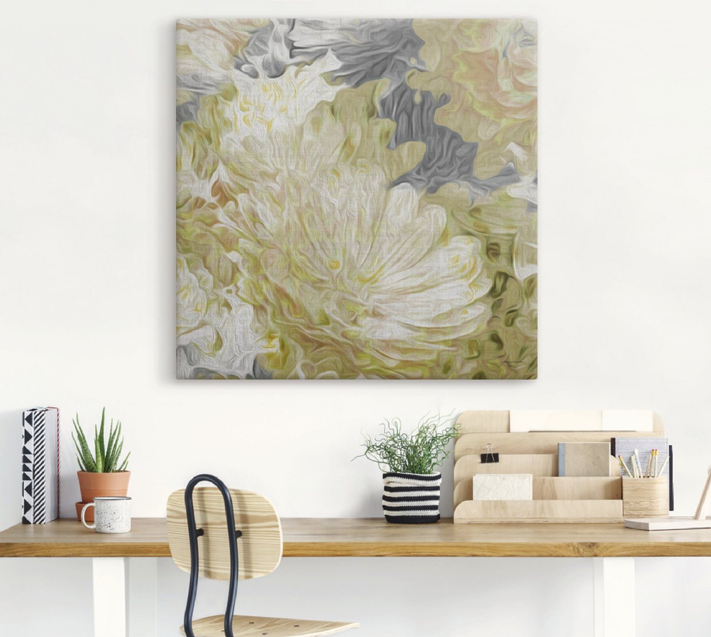 Artland Wandbild »Chrysanthemen in der Sonne II«, Blumen (1 Stück), in vielen Größen & Produktarten - Alubild / Outdoorbild für den Außenbereich, Leinwandbild, Poster, Wandaufkleber / Wandtattoo auch für Badezimmer geeignet-kaufen