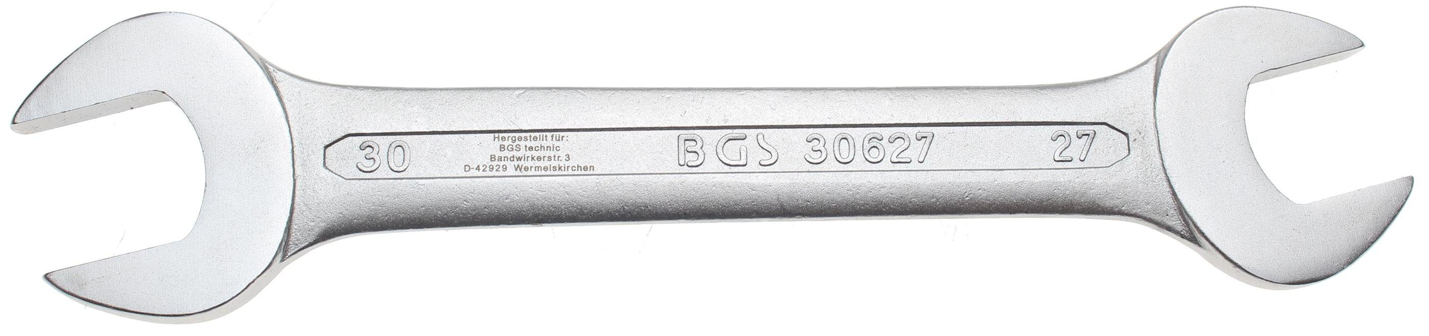 BGS technic Maulschlüssel Doppel-Maulschlüssel, SW 27 x 30 mm