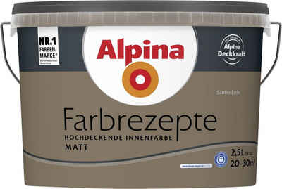 Alpina Wandfarbe Alpina Farbrezepte Sanfte Erde matt 2,5 L