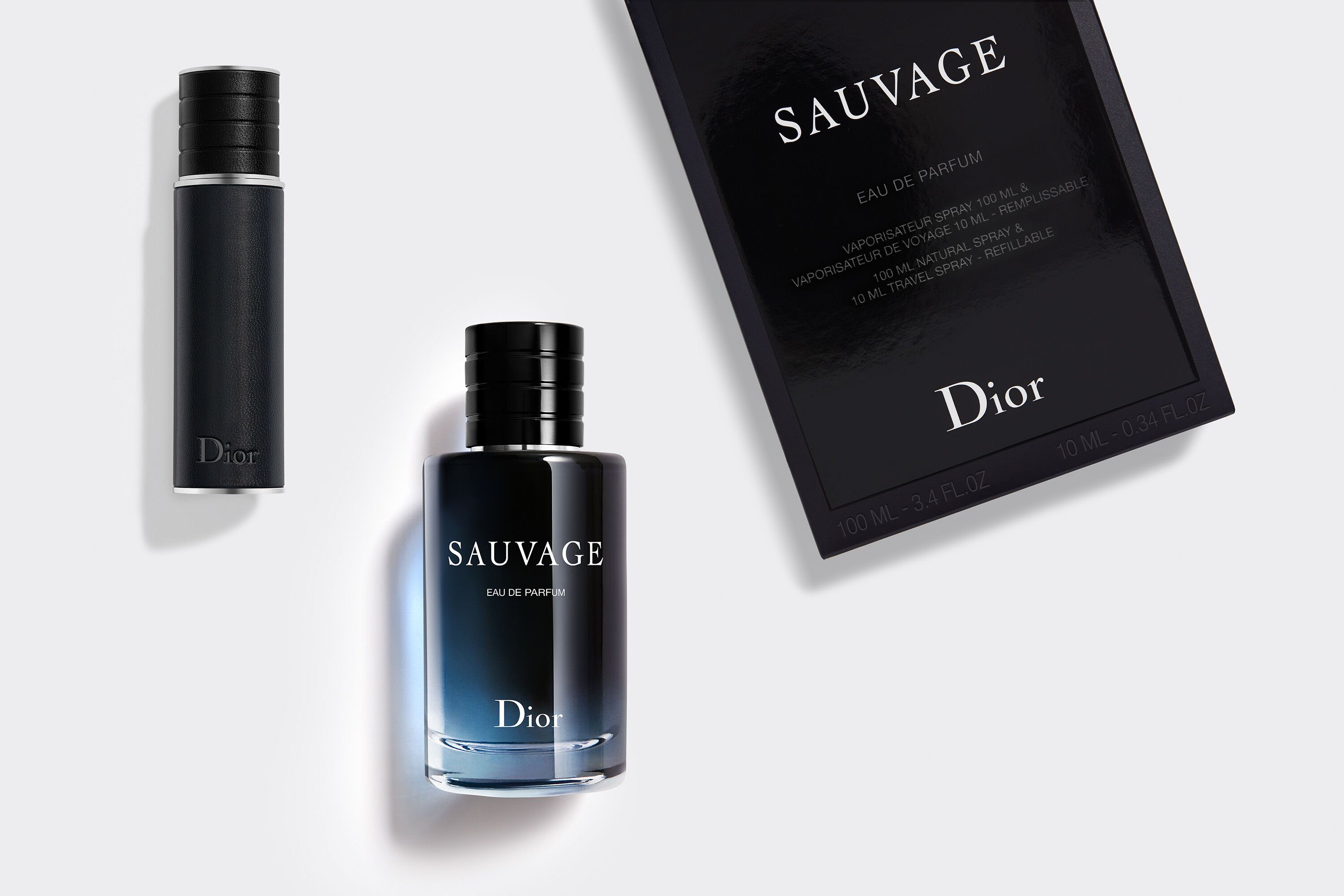 + de Eau Parfum Sauvage 100 Eau 10 ml Parfum Dior de Refill ml Duft-Set Dior Set