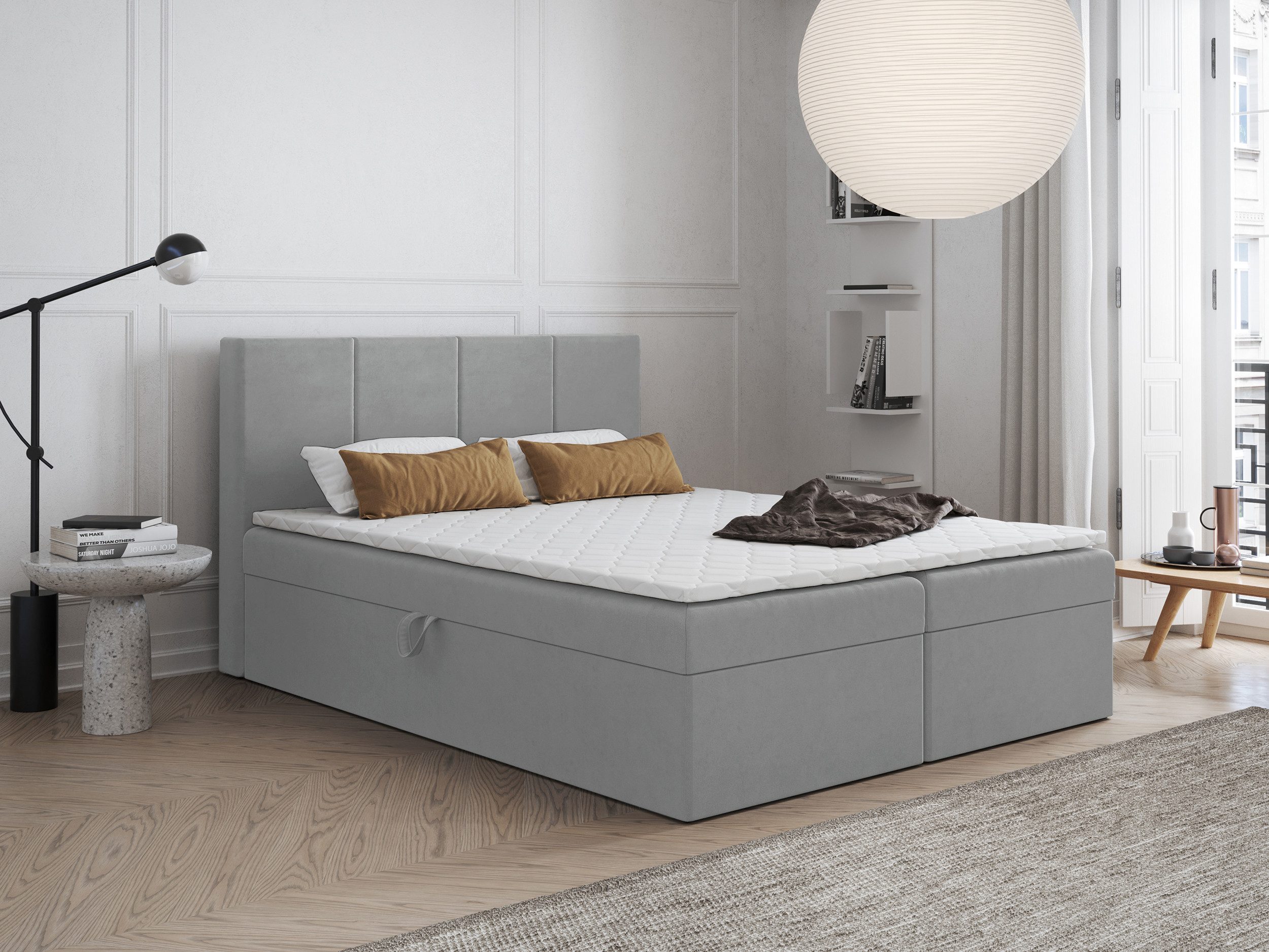 Godre Boxspringbett mit Bettkasten FARO 120x200 günstig online kaufen