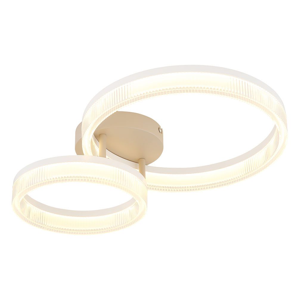 GLOBO LIGHTING LED Deckenleuchte, LED-Leuchtmittel fest verbaut, Warmweiß, günstig online kaufen