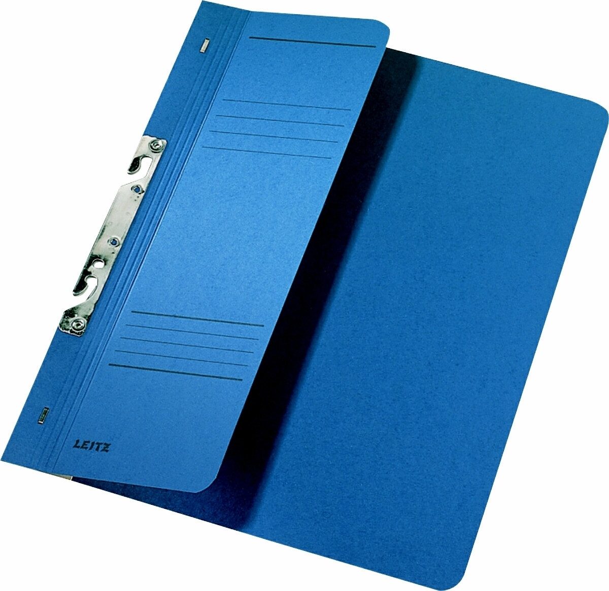 Hefter Schlitzhefter 1/2-Vorderdeckel blau