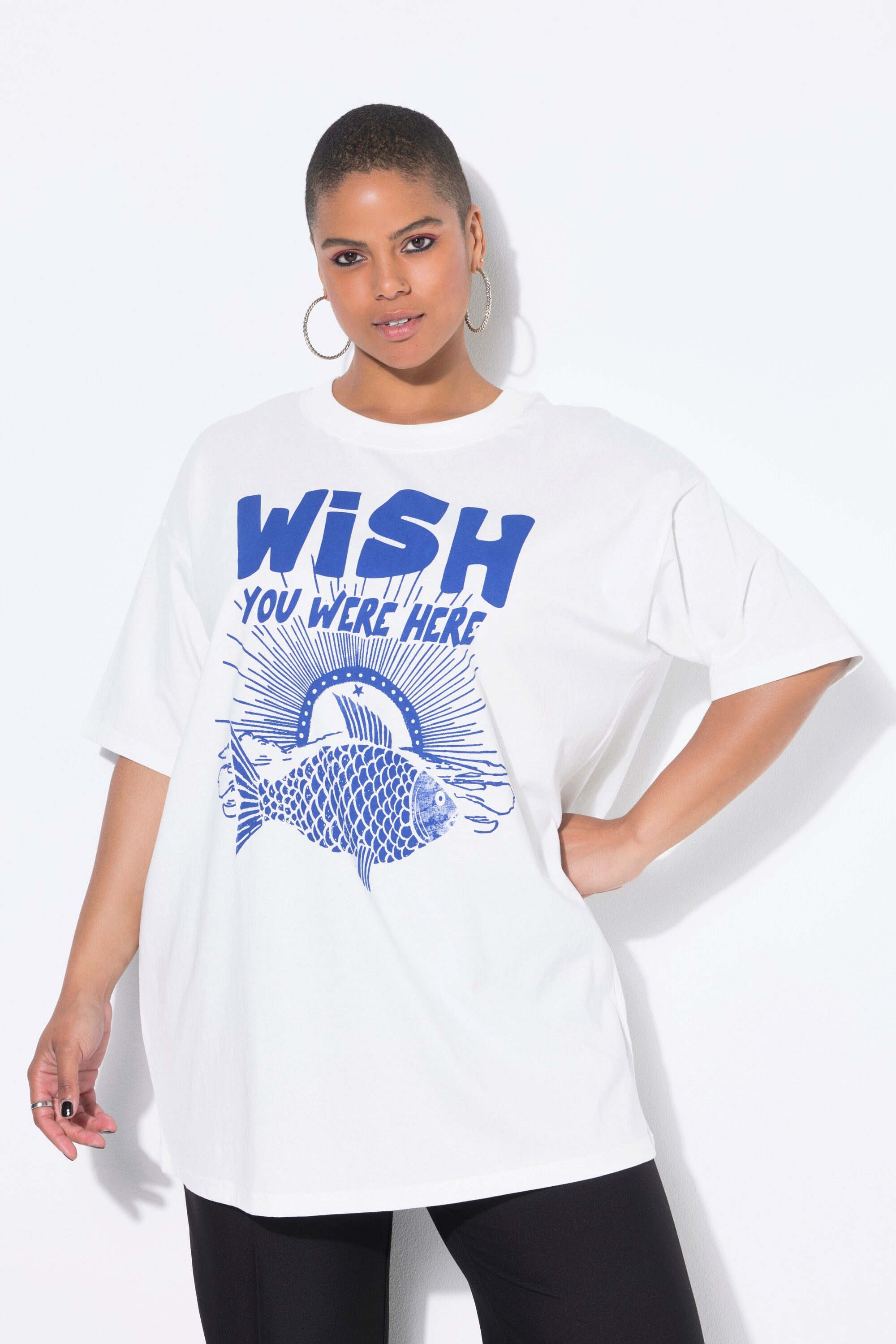 Studio Untold T-Shirt T-Shirt oversized Fisch günstig online kaufen