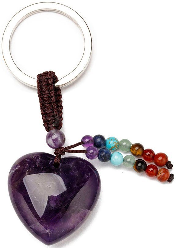 Firetti Schlüsselanhänger Schmuck Geschenk Herz, mit Edelsteinen