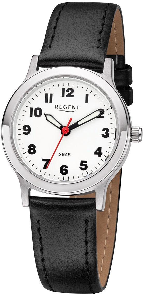 Regent Quarzuhr F-826, 7975.40.19, Armbanduhr, Damenuhr, Mineralglas, Leder günstig online kaufen