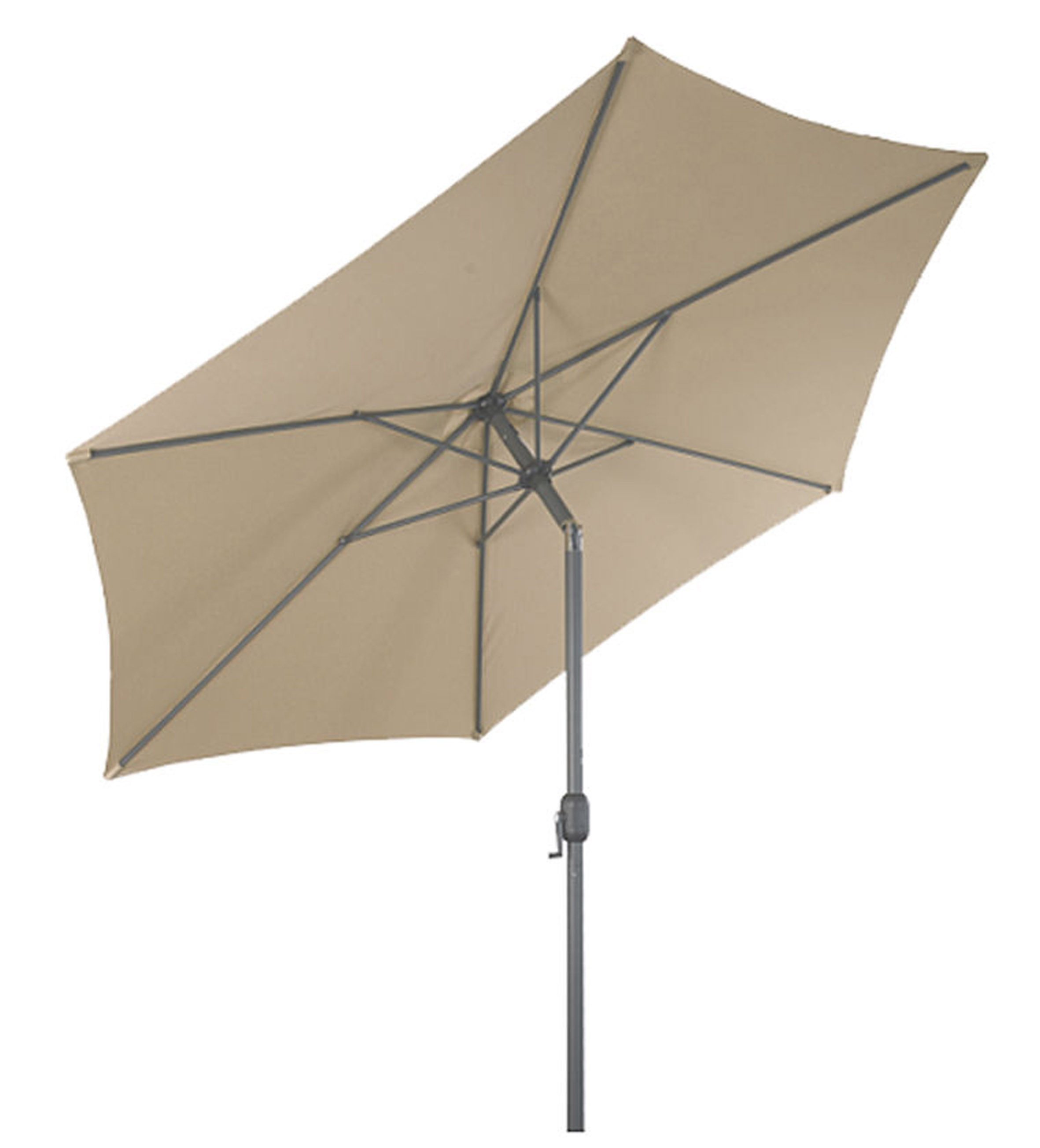 Spetebo Sonnenschirm Alu Sonnenschirm 250 cm günstig online kaufen
