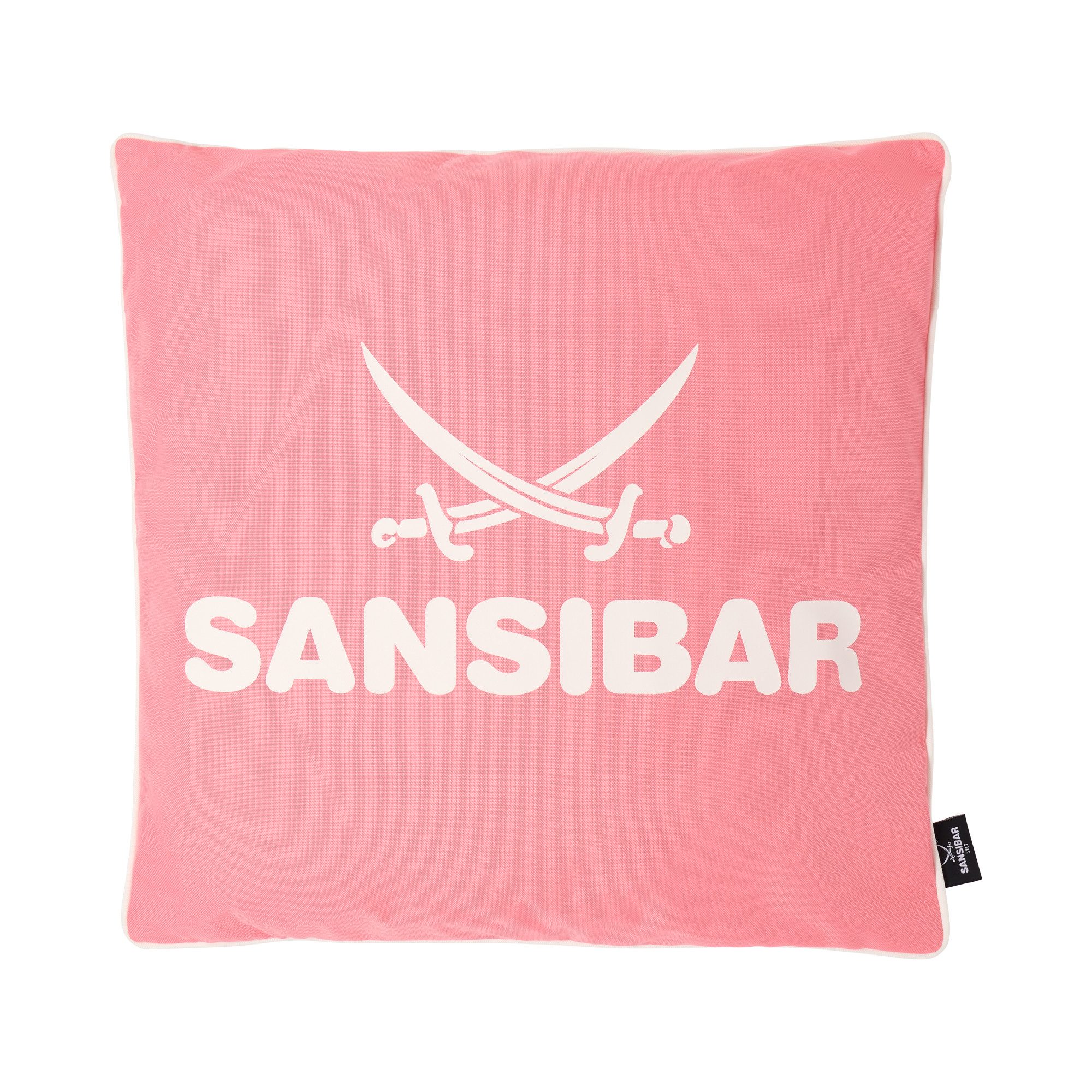 Sansibar Sylt Dekokissen Outdoor Kissen Sansibar (1 Stück), Logodruck, 45x45 cm, Kissenfüllung, Outdoor geeignet, wasser- und schmutzabweisend