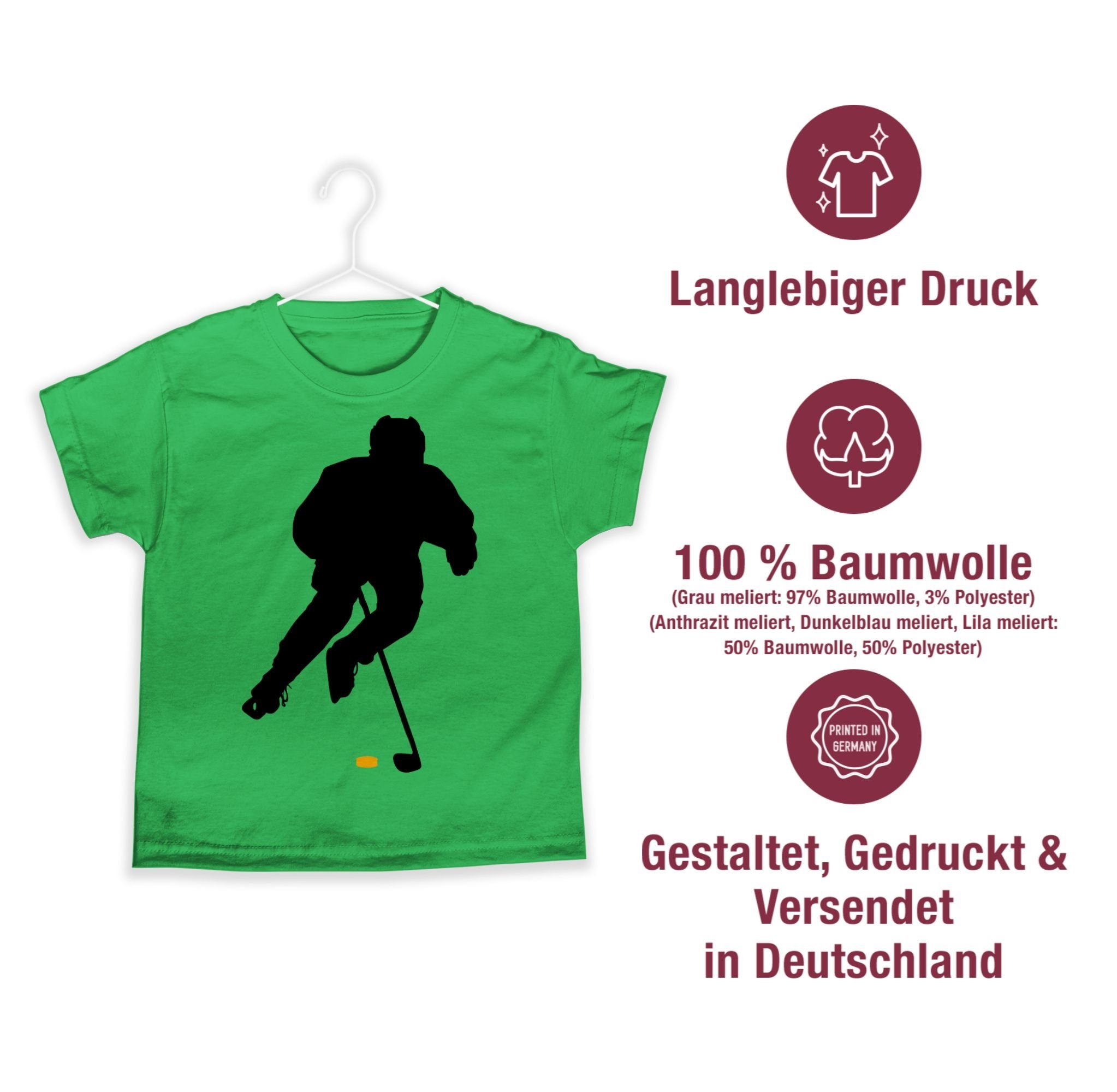 Shirtracer T-Shirt Eishockey Spieler (1-tlg) Kinder Sport Kleidung