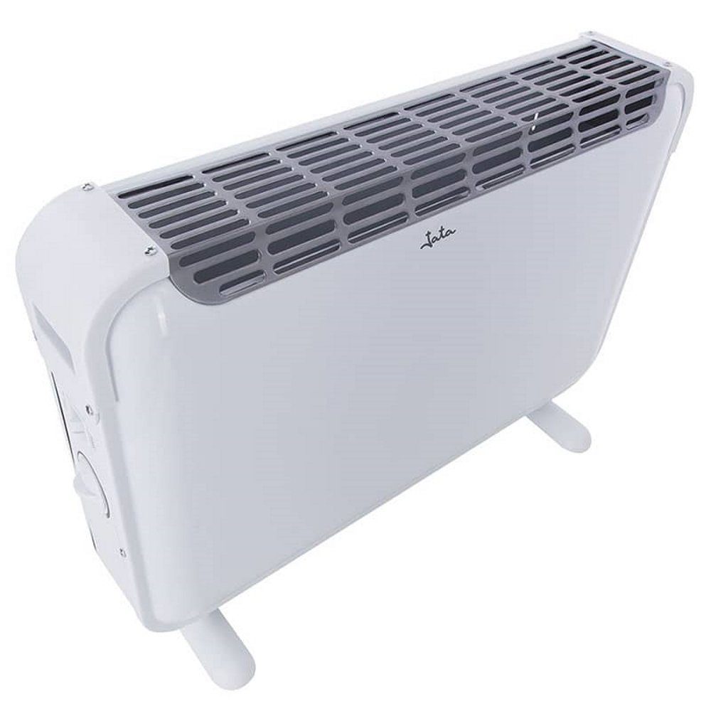 Jata Heizgerät Jata Konvektion Konvektor Standgerät C214, 2000 W, Flächenheizgerät, Heizung mit Thermostat, 3 Heizstufen 750,1250, 2000W