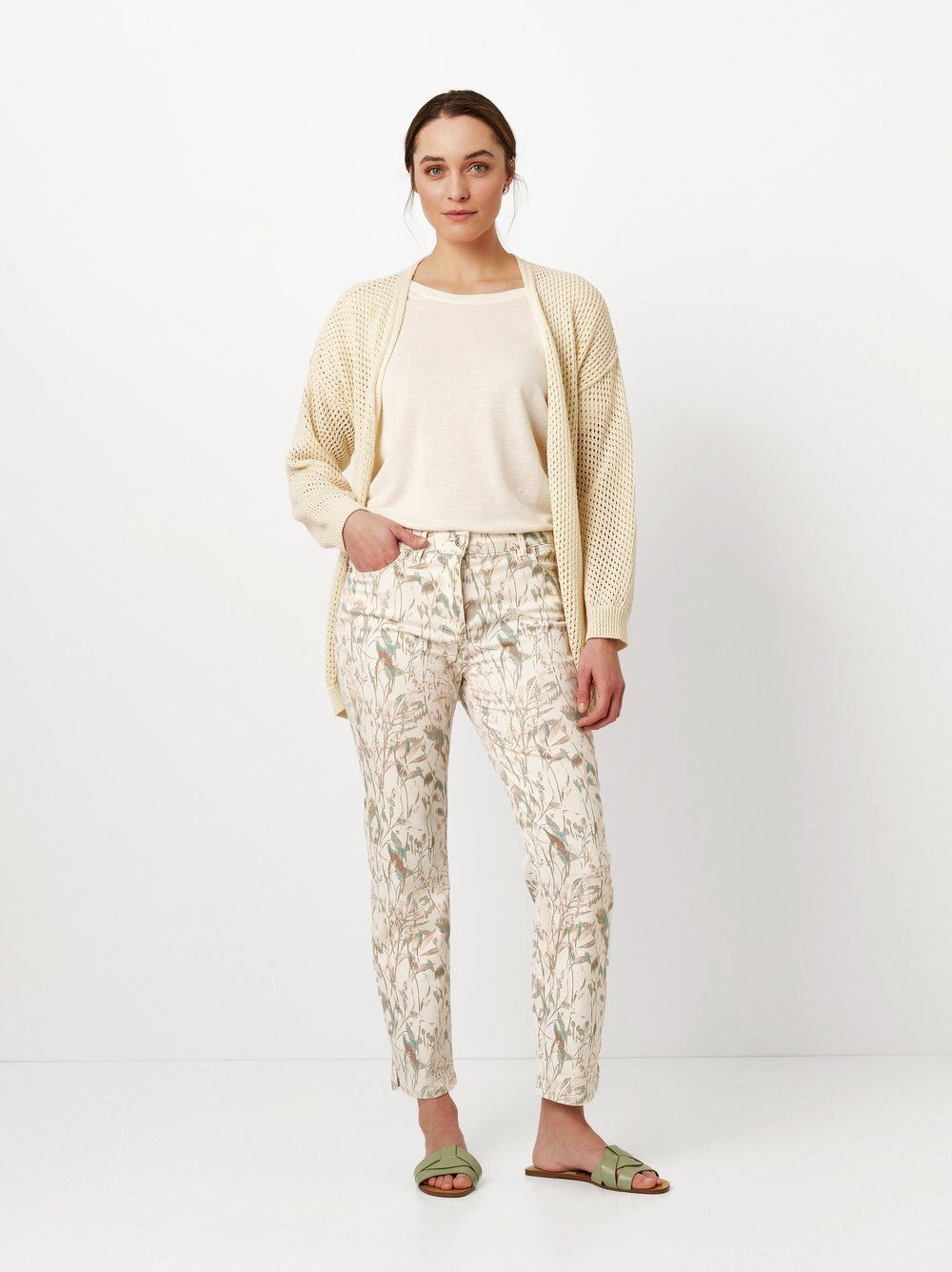 TONI 5-Pocket-Hose be loved mit Flowerprint günstig online kaufen