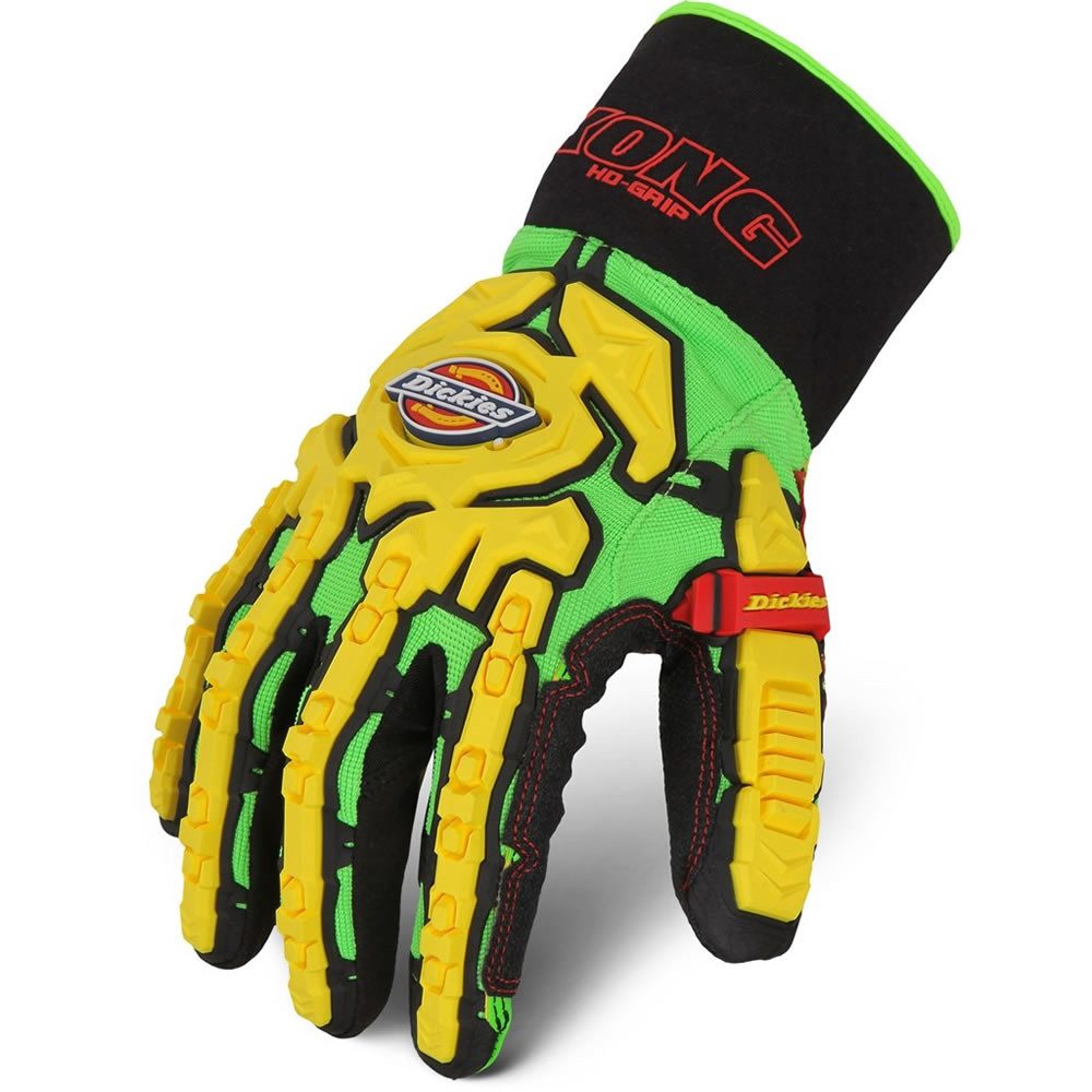 Dickies Arbeitshandschuhe Profi Arbeitshandschuhe Super Grip – mit TPR-Schutz GL01SG Verstärkungszone Handfläche & Handrückenschutz