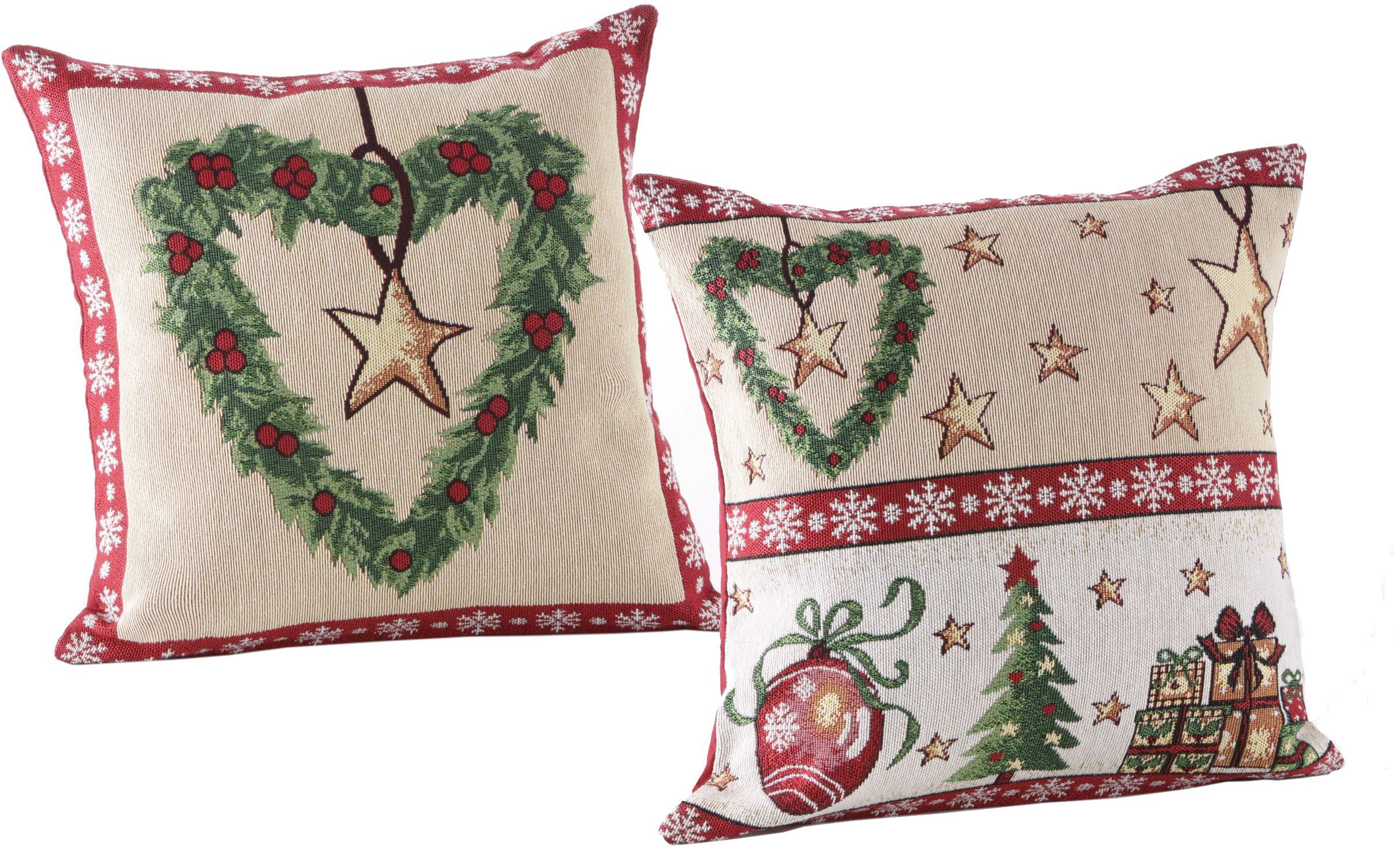 Dreams Kissenhülle Weihnachtszeit, Weihnachtsdeko, (2 Stück) günstig online kaufen