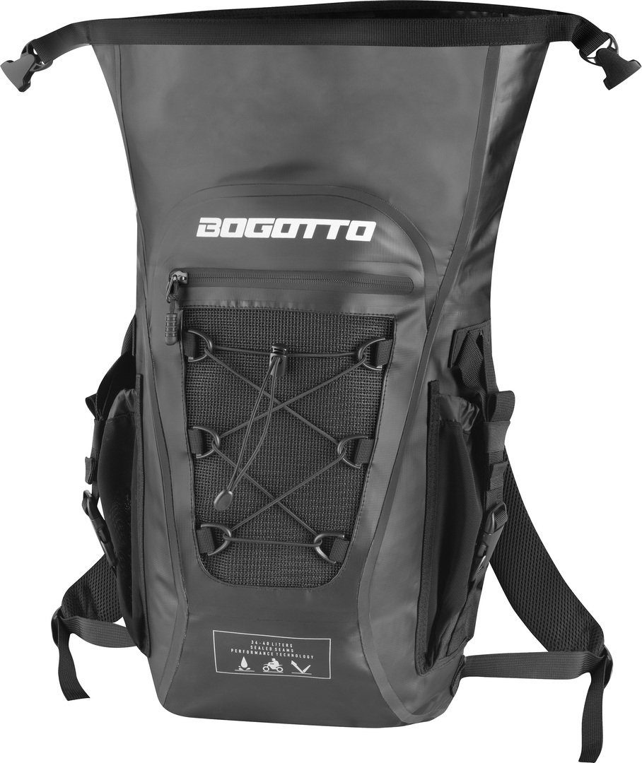 Bogotto Rucksack Terreno Roll-Top wasserdichter Motorrad Rucksack, Wasserdicht reflektierende reißverschluss wasserdichte