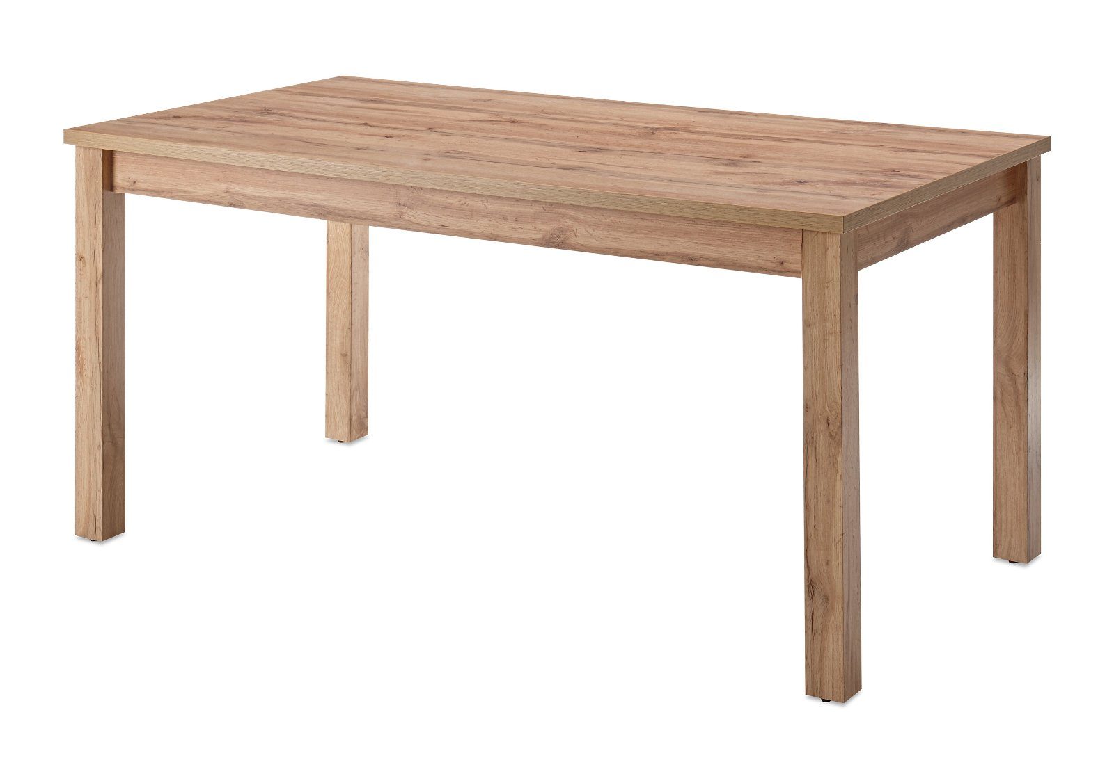 Furn.Design Esstisch Norwich (Küchentisch in Wotan Eiche Dekor, 160x90 cm), bis 6 Personen