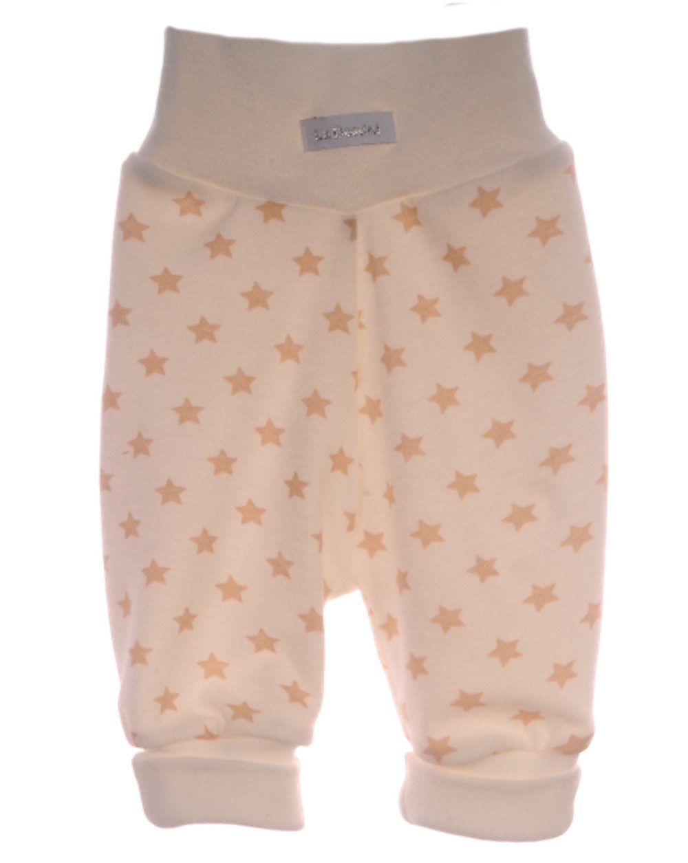 La Bortini Langarmshirt & Hose Baby Anzug Hemdchen Mitwachshose in Creme mit Sternchen Erstlinhgsset aus Baumwolle, 44 50 56 62 68 gemustert, neutral