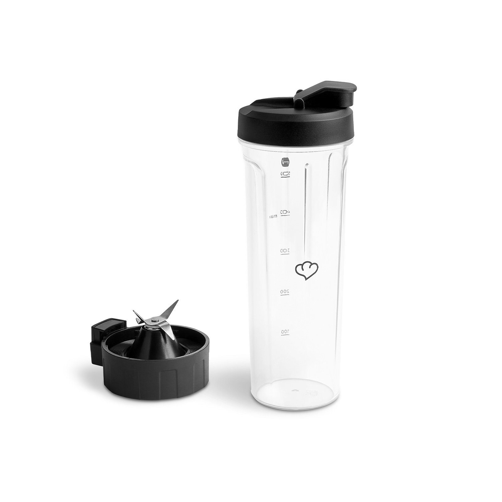 Springlane Standmixer Hochleistungsmixer Hanno - Mixer für Smoothies & mehr, 2000 W, inkl. Edelstahlmixbehälter & To-Go-Mixflasche