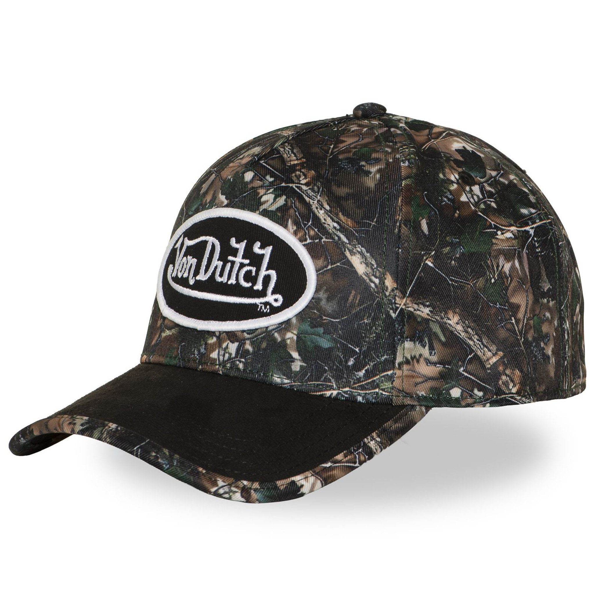Von Dutch Baseball Cap Von Dutch Originals Baseball Cap CAMO PATCH VD (Basecap, Basecap) Real Tree Camouflage Optik