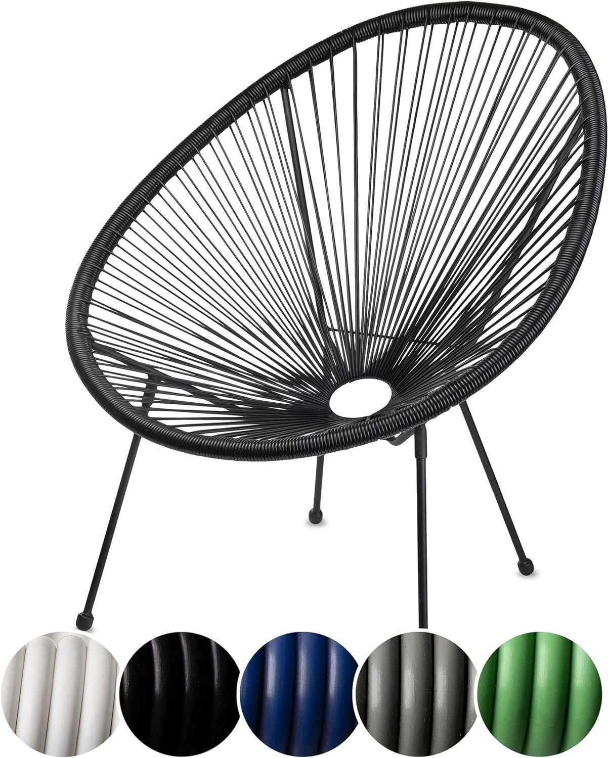 sunnypillow Gartenstuhl Acapulco, gemütlicher Loungesessel für Terrasse, Ga günstig online kaufen