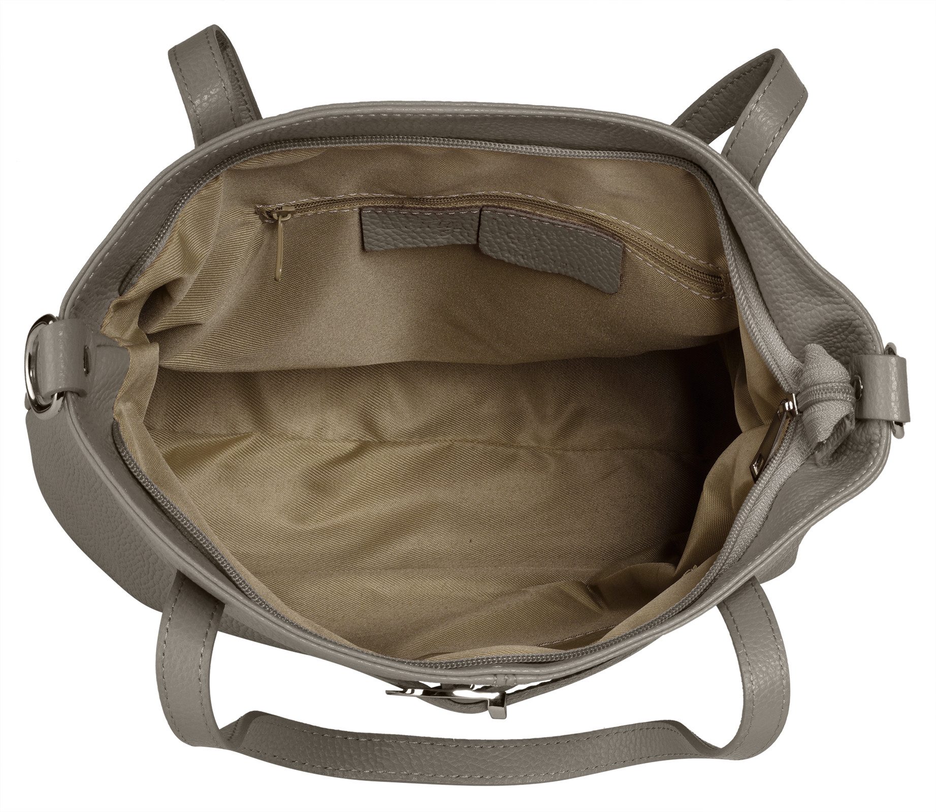 Cluty Shopper (1-tlg), echt Leder, Made in Italy