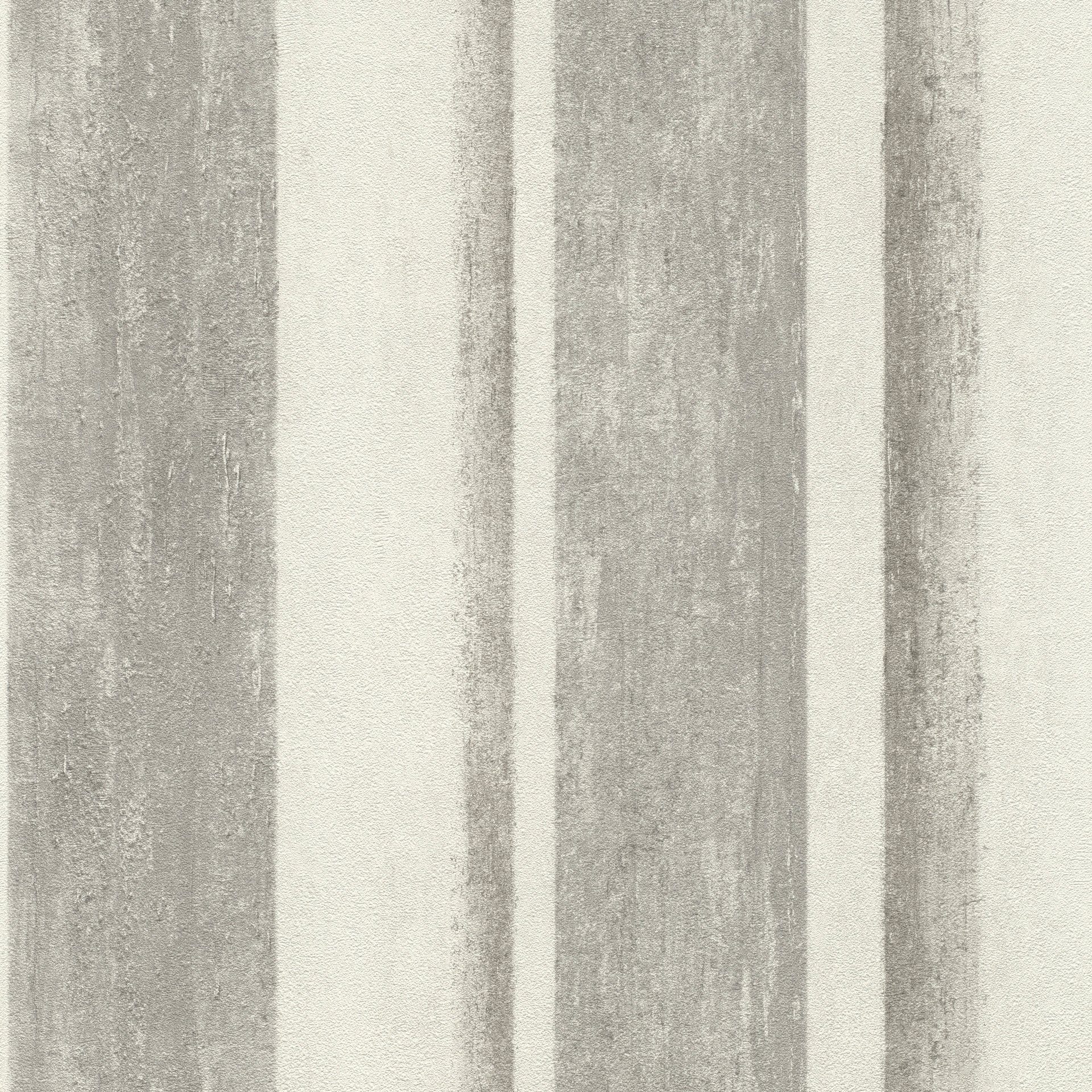Rasch Vliestapete Linares, Streifen, (1 St), gut lichtbeständig, hochwaschbeständig grau/weiß