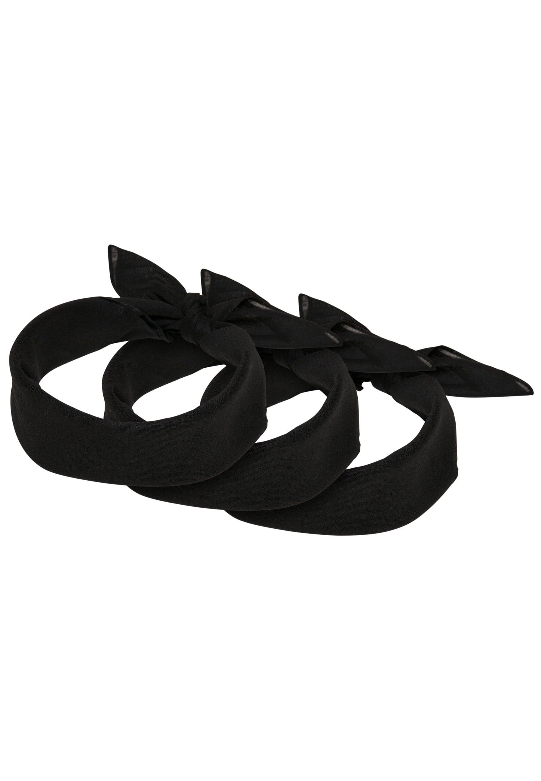 (1-St) black/black URBAN CLASSICS Unisex 3-Pack, Bandana Bandana