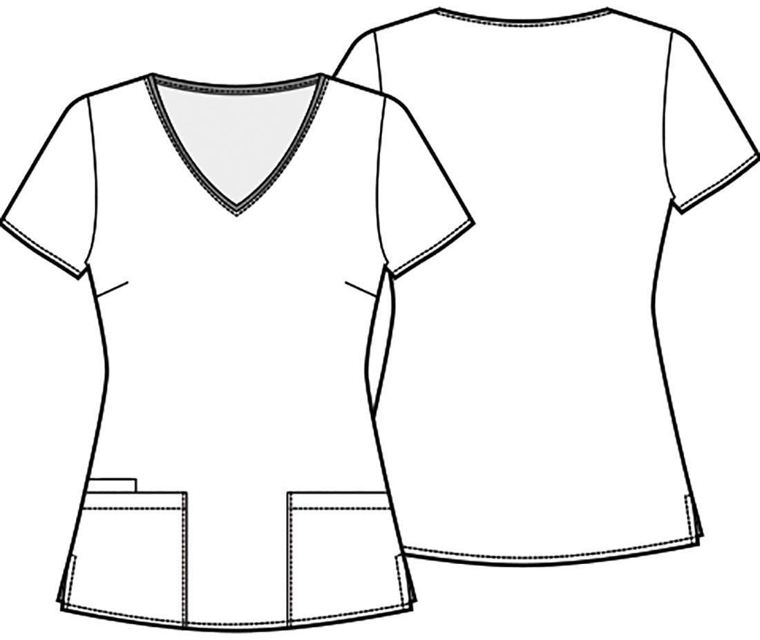 Cherokee Funktionsbluse Bunt bedruckter Damen Kasack "Bother Free" Kasack mit Motiv